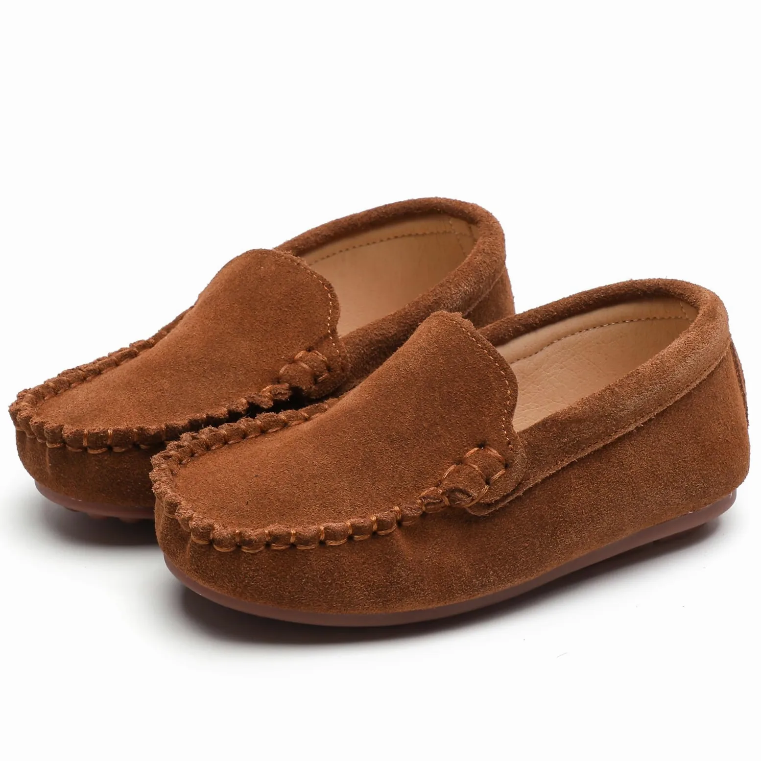 DADAWEN Garçon Classique Mocassins,Chaussure d'uniforme Scolaire Garçon Fille