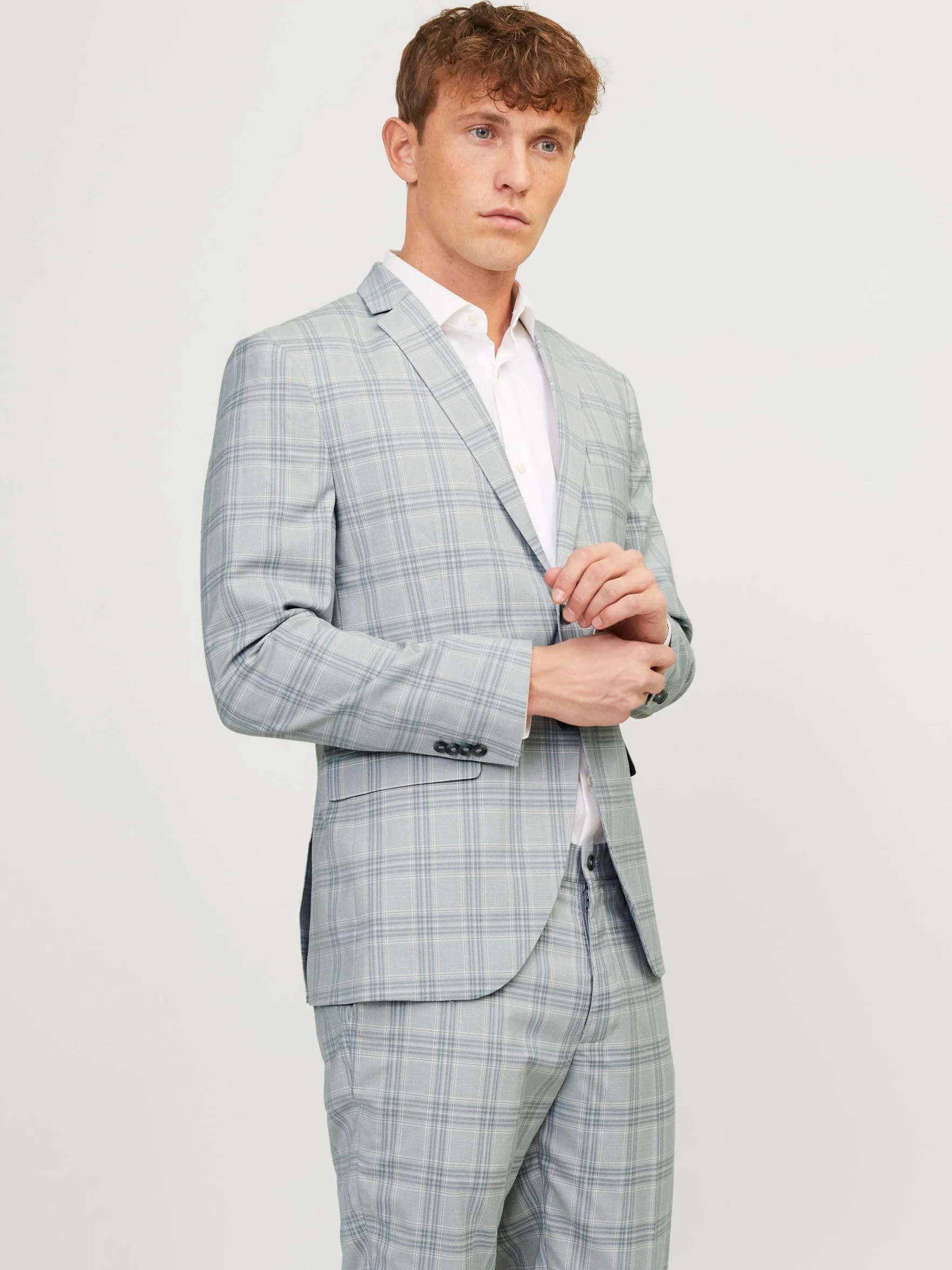 JACK & JONES Men's Jprfranco Check Blazer Sn Blazer