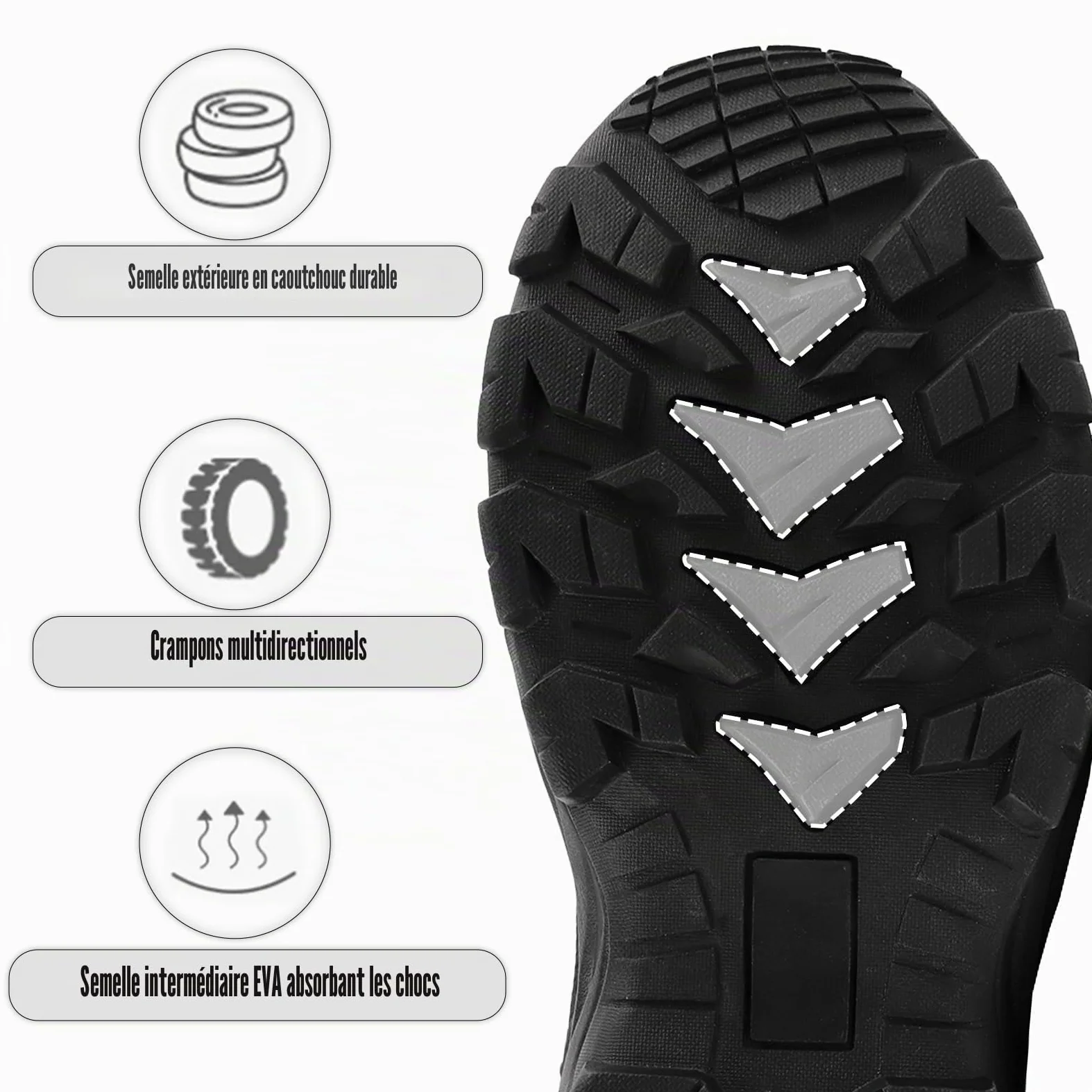 Léger Rangers Bottes Militaire Homme Fermeture Éclair Latérale YKK Durable Chaussure Bottes de Police Bottes de Combat Tactique Respirantes