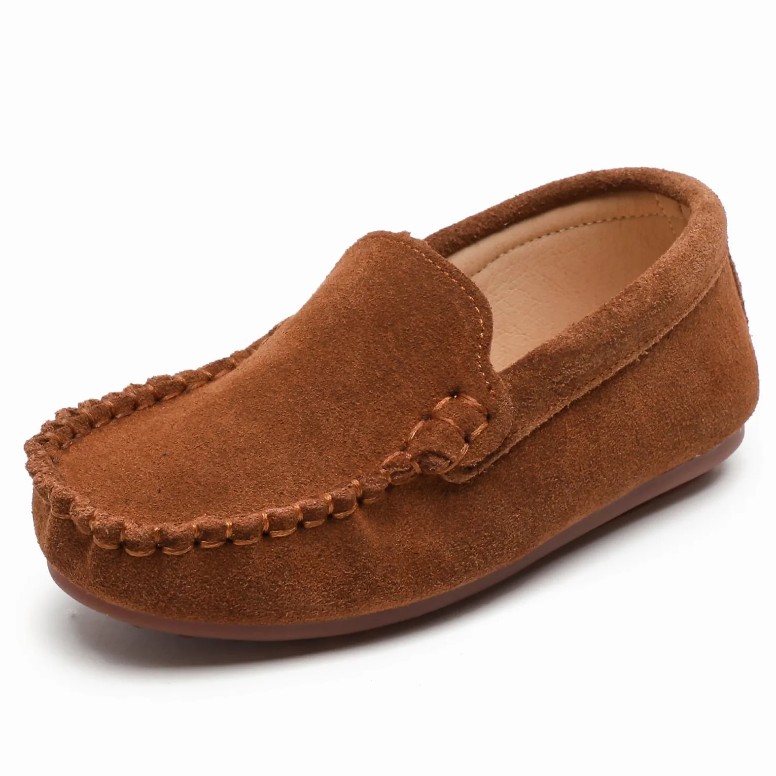 DADAWEN Garçon Classique Mocassins,Chaussure d'uniforme Scolaire Garçon Fille