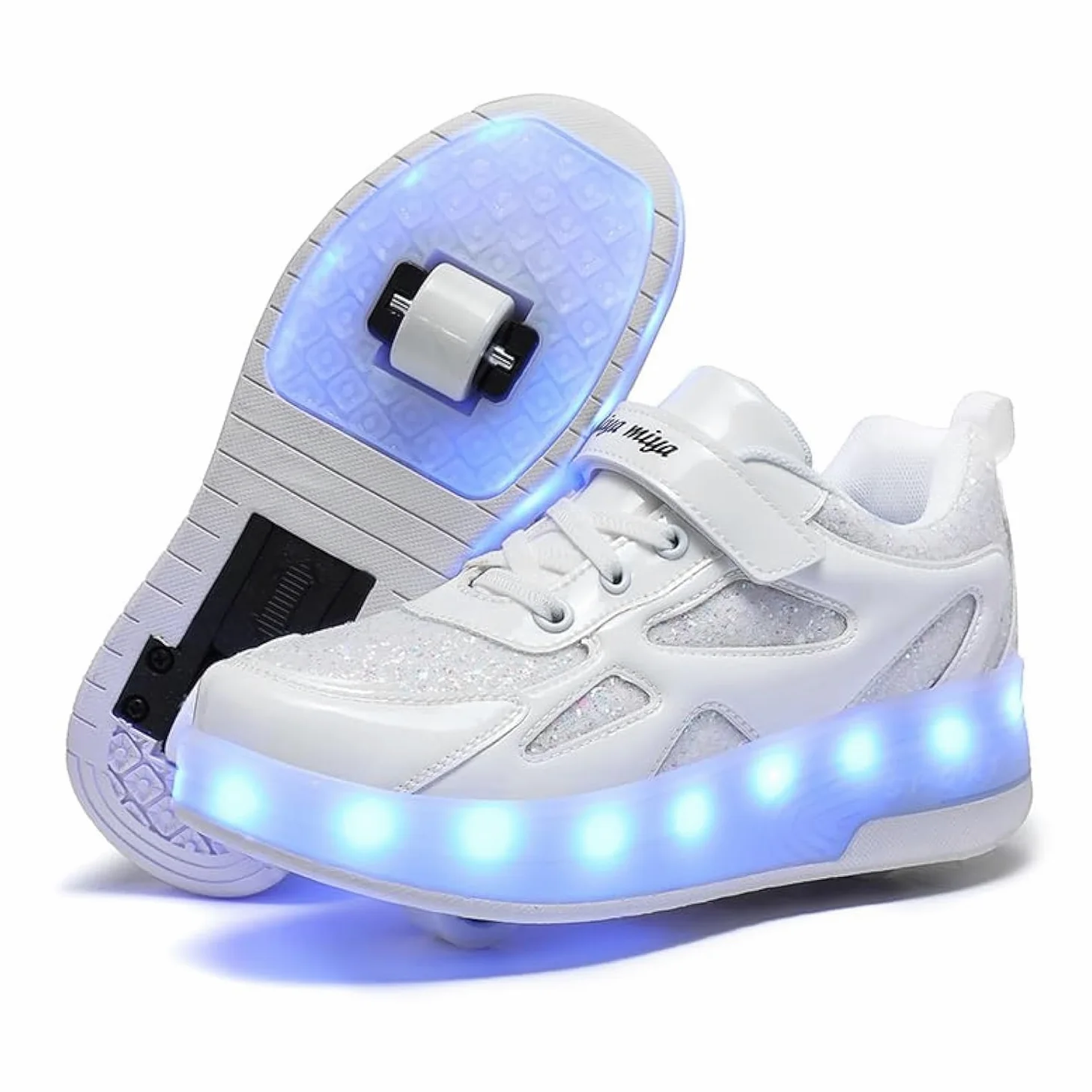 Chaussure a Roulette pour garçons et Filles Basket Lumineuse Roller Retractable Créatif Basket Enfant Chaussure Roller Chaussure Roller pour Sports de Plein air