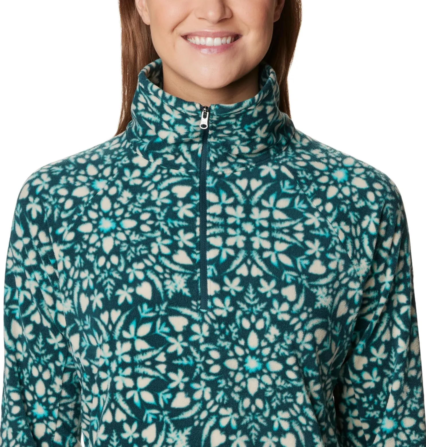 Columbia Women's Glacial Iv Print Half Zip Pullover Sweater