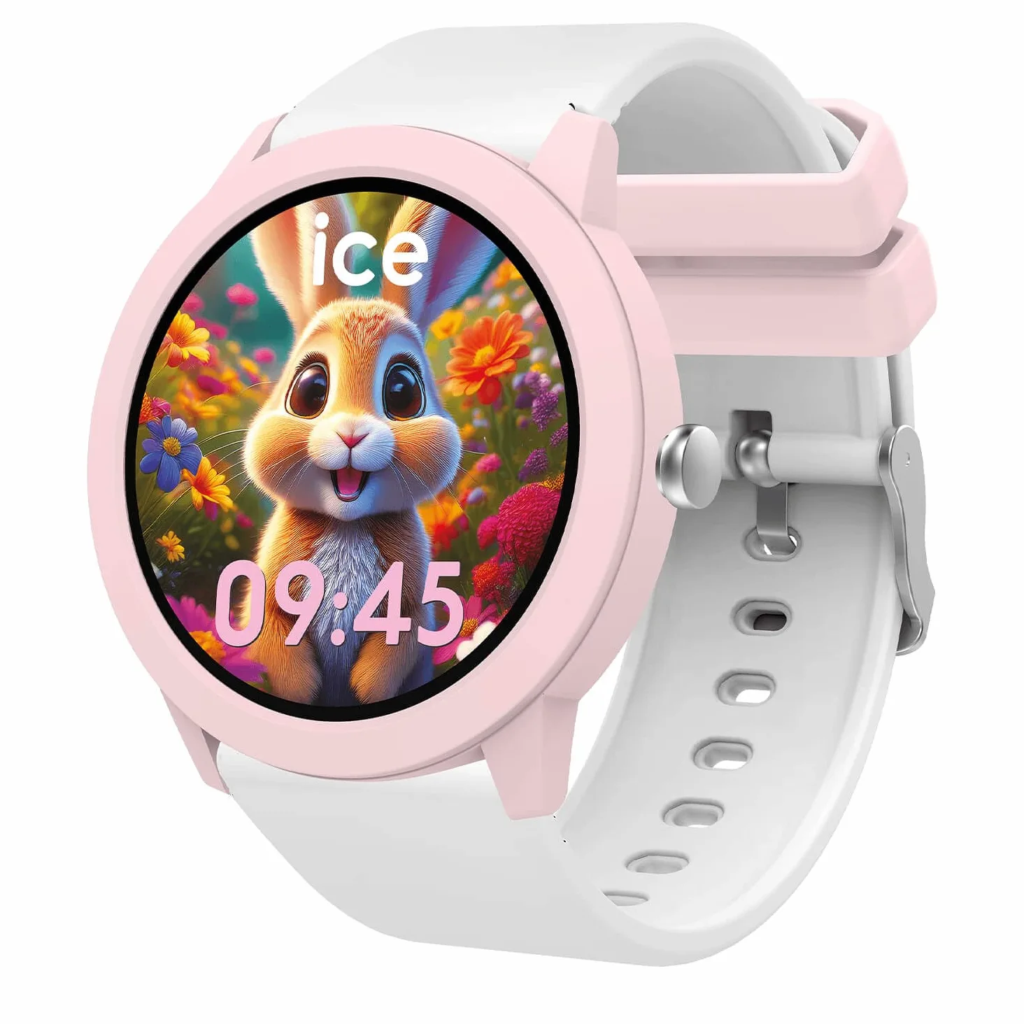 Ice-Watch - Ice Smart Junior 3.0 - Montre connectée Ronde pour Enfant avec Bracelet en Silicone (1.19 Pouces)