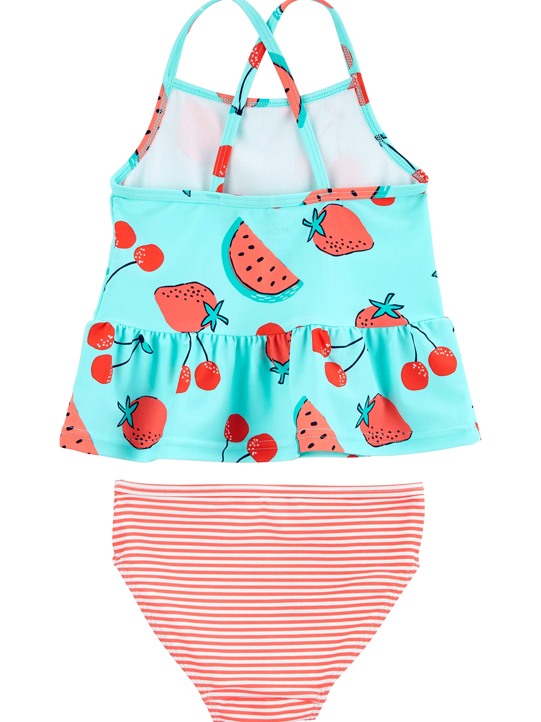 Simple Joys by Carter's 3-Piece Assorted Rashguard Sets Ensemble de Maillot dermoprotecteur Bébé Fille (Lot de 1)