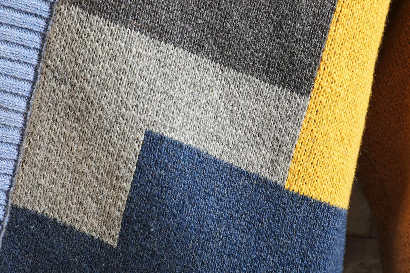 GURUNVANI Cardigan Sweater pour Hommes Pulls à Manches Longues en Tricot avec Boutons