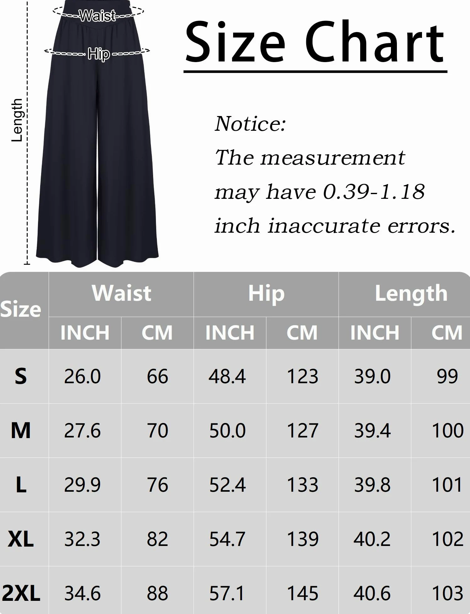 SEAUR Pantalon Ample Femme Palazzo Fluide avec Poches Style Décontracté Élégant Pantalon de Yoga Danse Taille Élastique