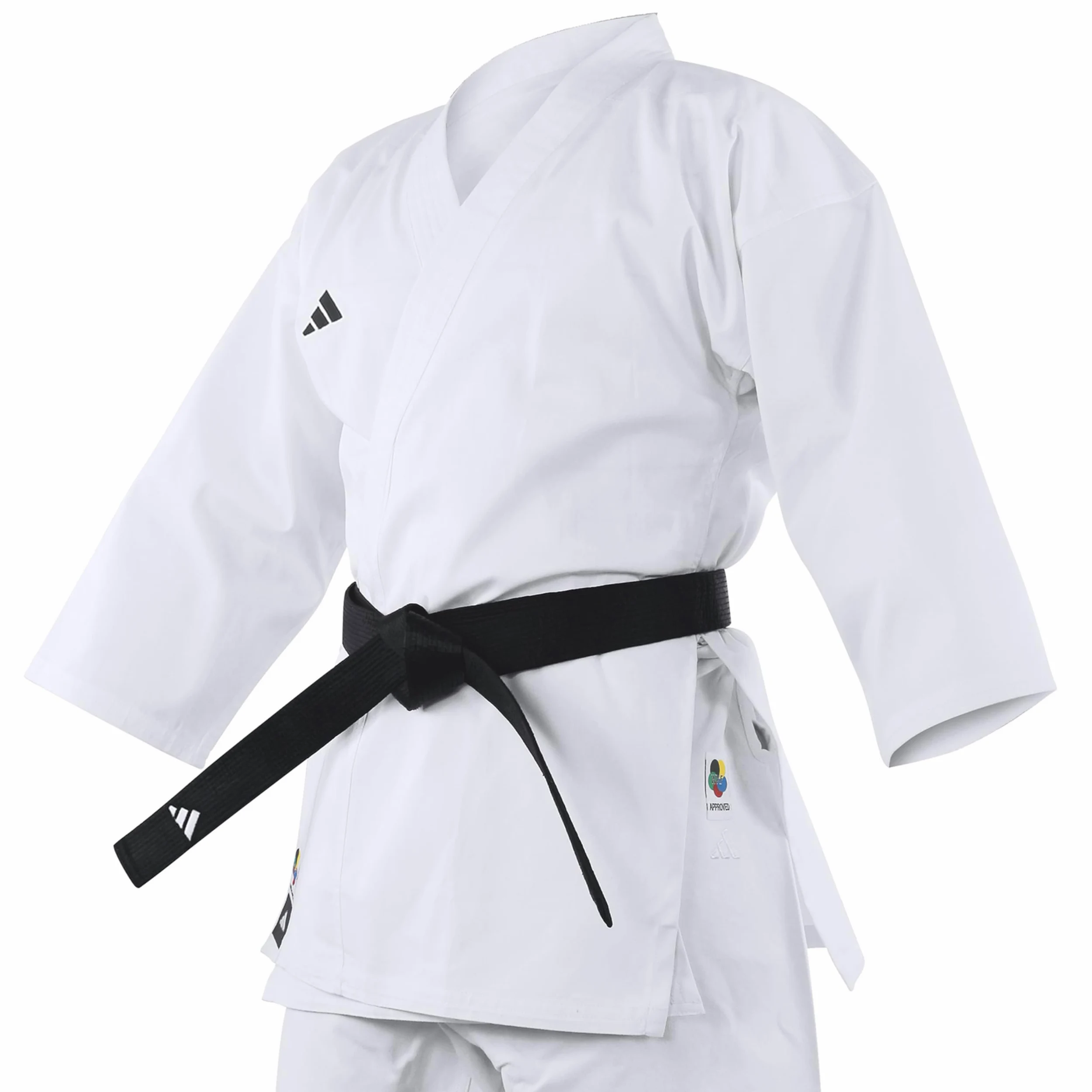 adidas Kimono de Karaté Club (Couleur : Blanc - Taille : 170 - Broderie :)