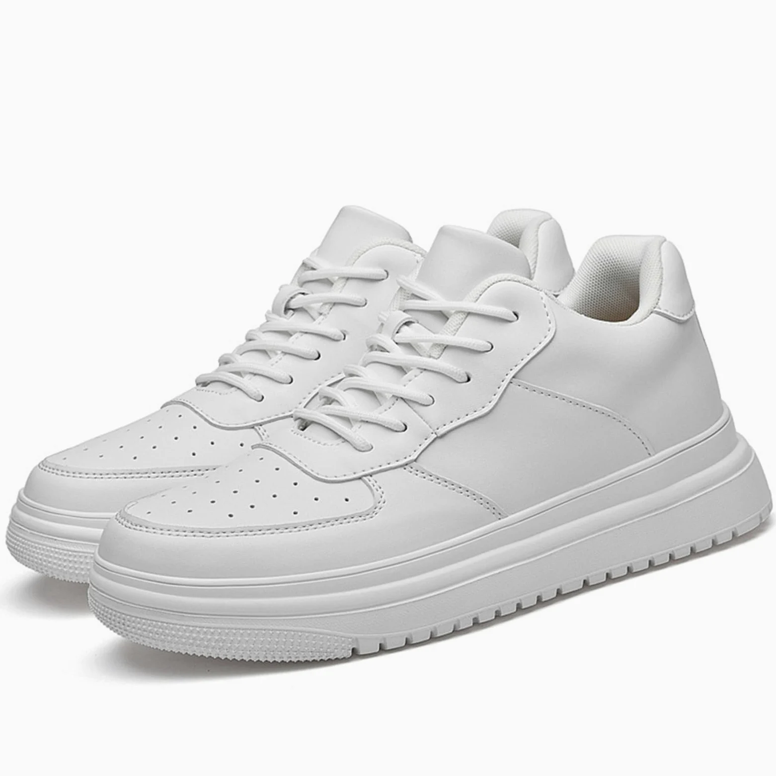 Chaussures Rehaussantes Homme 8cm Chaussures élévatrices à Hauteur Invisible Chaussure de Marche Tennis Sport Golf Légère Respirant Sneakers