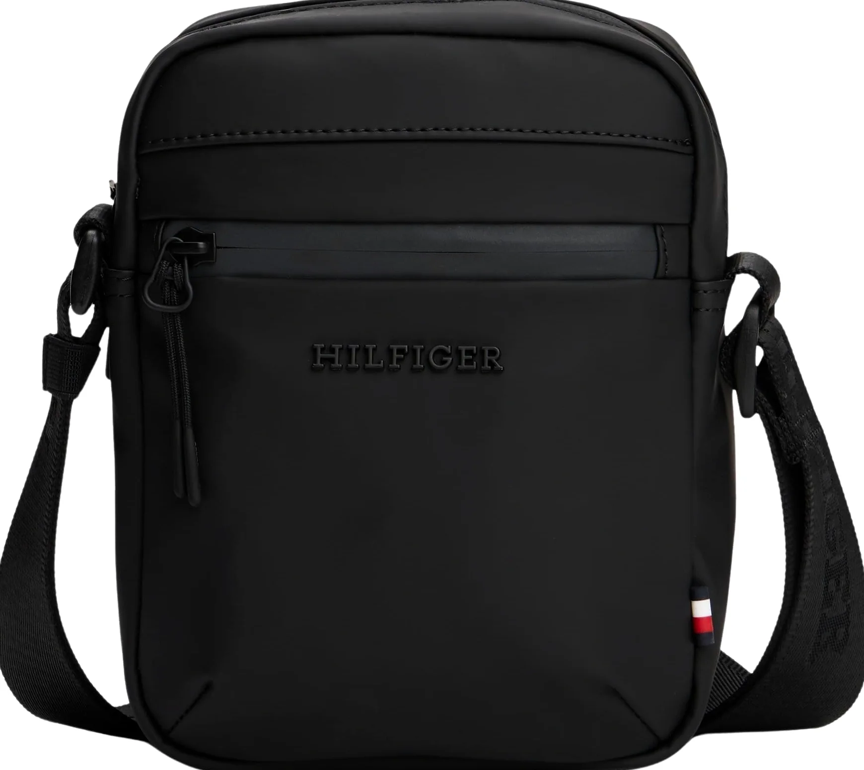 Tommy Hilfiger Sac à Bandoulière Sac Homme Mini Reporter Petit, Noir (Black), Taille Unique