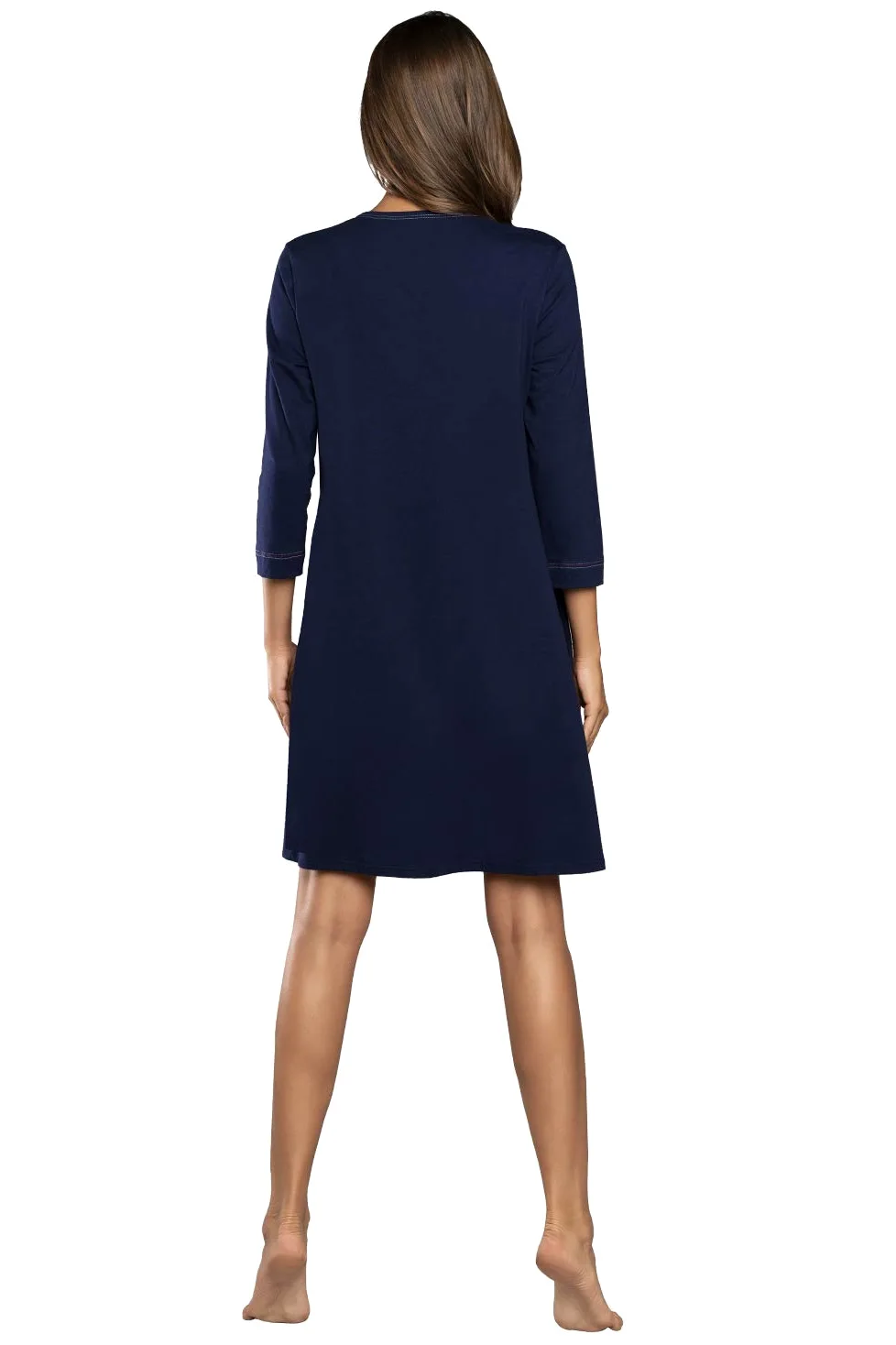 Italian Fashion Chemise de Nuit Allaitement | Pyjama Grossesse et Maternité | Pyjama Femme Enceinte pour la Maison et l’Hôpital | Tenue Maternité Accouchement avec Fermeture S-XXL