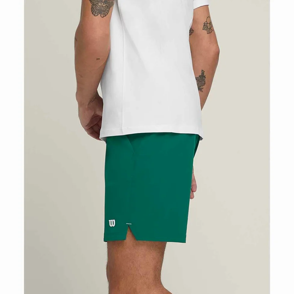 WILSON Short Homme Team Short Courtside 7" Vert PE 2024