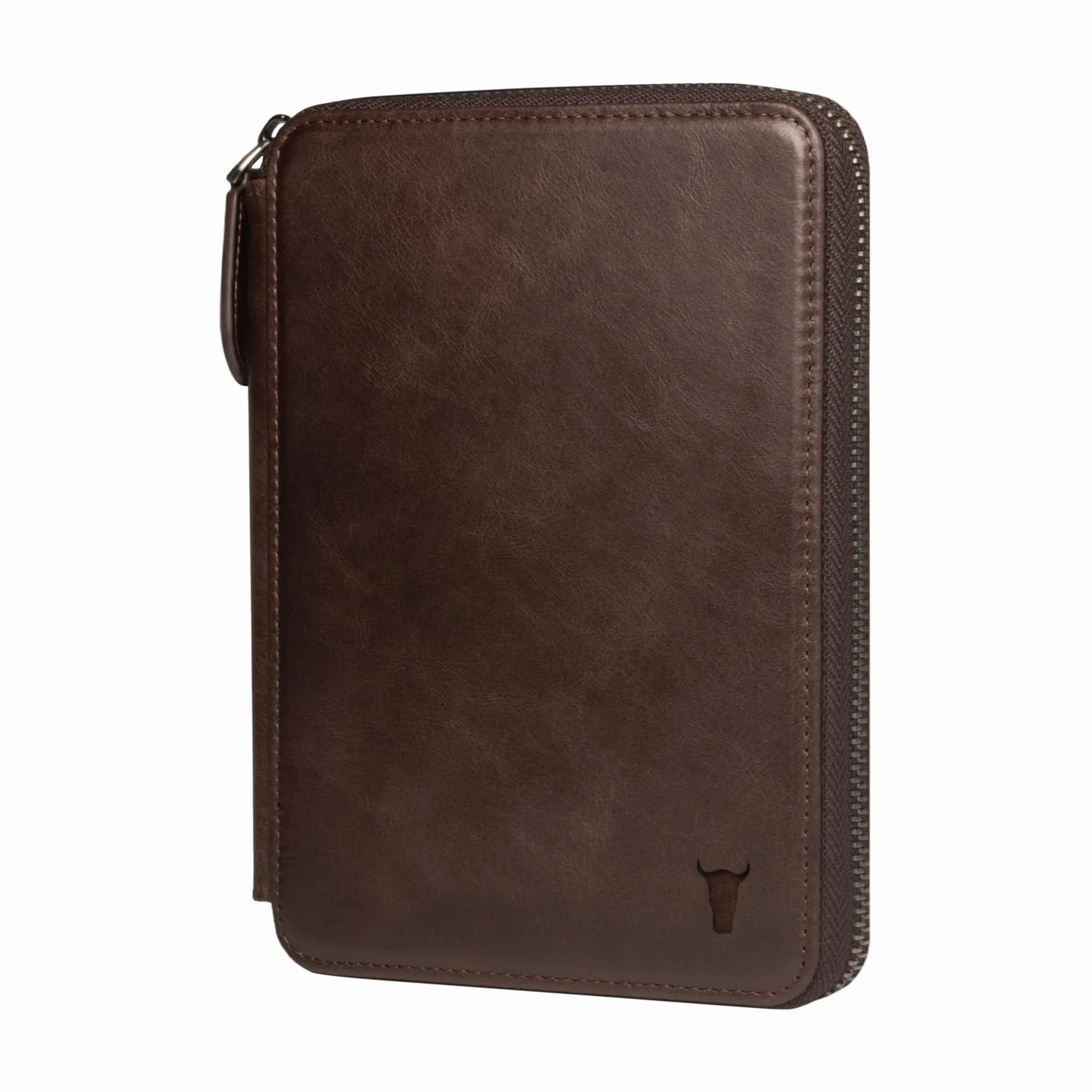 TORRO Portefeuille de Voyage - Organisateur de Voyage en Cuir Véritable avec Porte-Passeport et Porte-Cartes Détachables