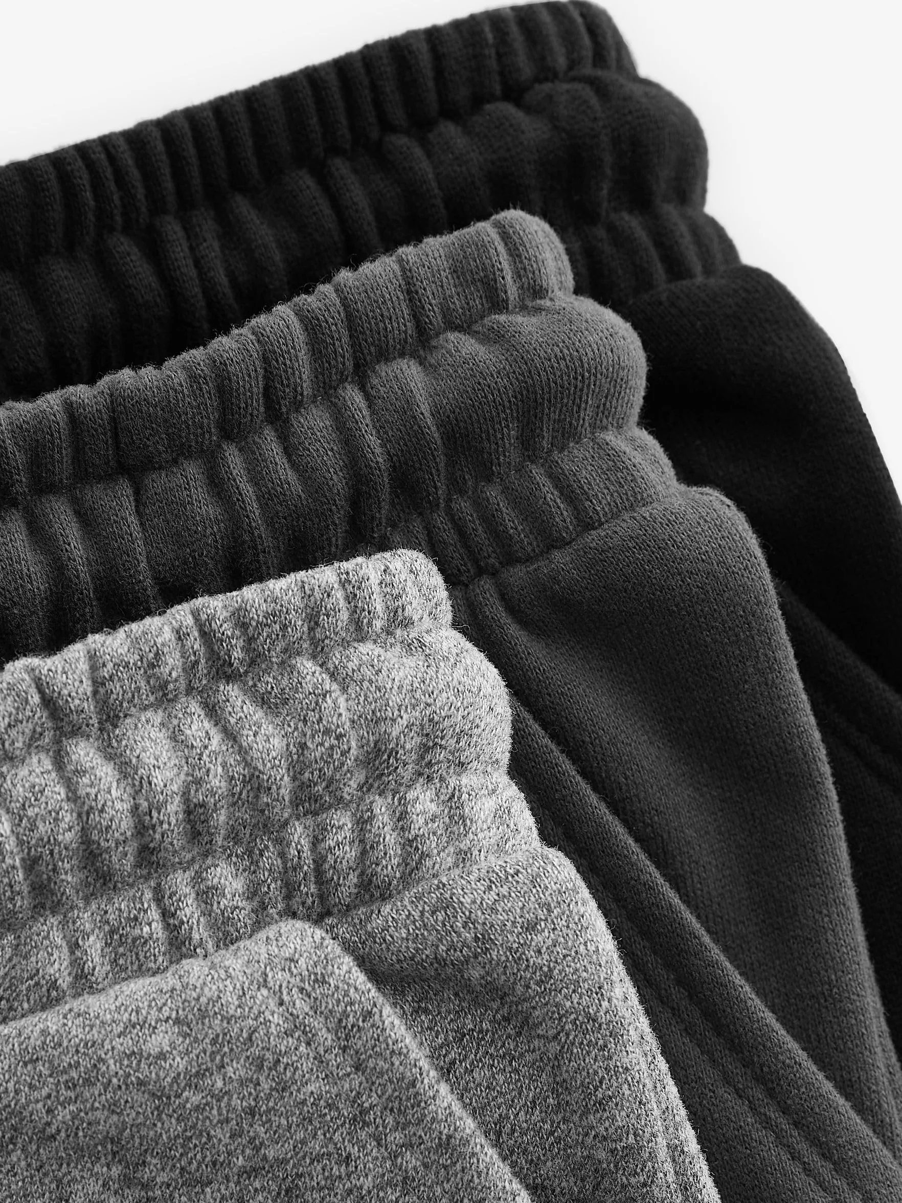 NEXT Garçon Pantalons de Jogging Doux au Toucher, Lot de 3