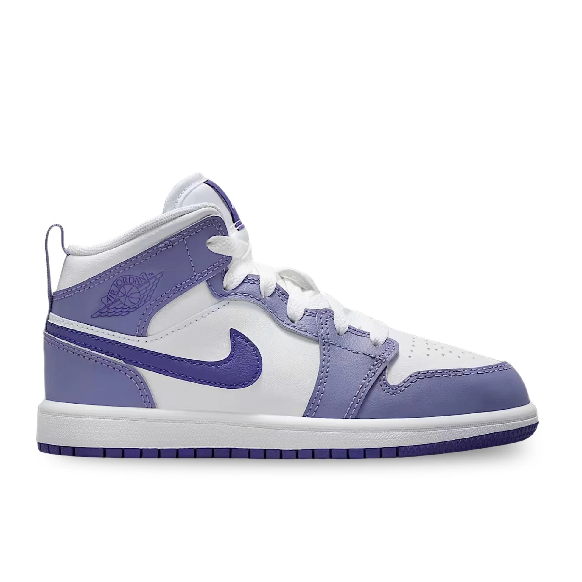 NIKE Chaussures Air Jordan 1 Mid (PS) Code DQ8424-500 Violet Enfants