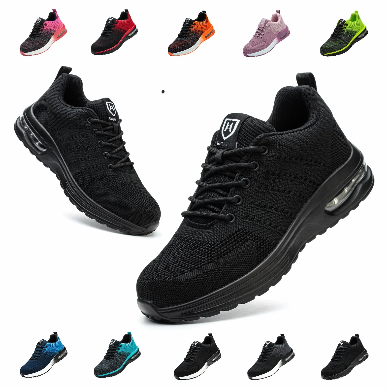Chaussures de Securite Hommes Femmes Légère Basket de Securite Respirante Confortable Chaussure de Travail avec Embout en Acier