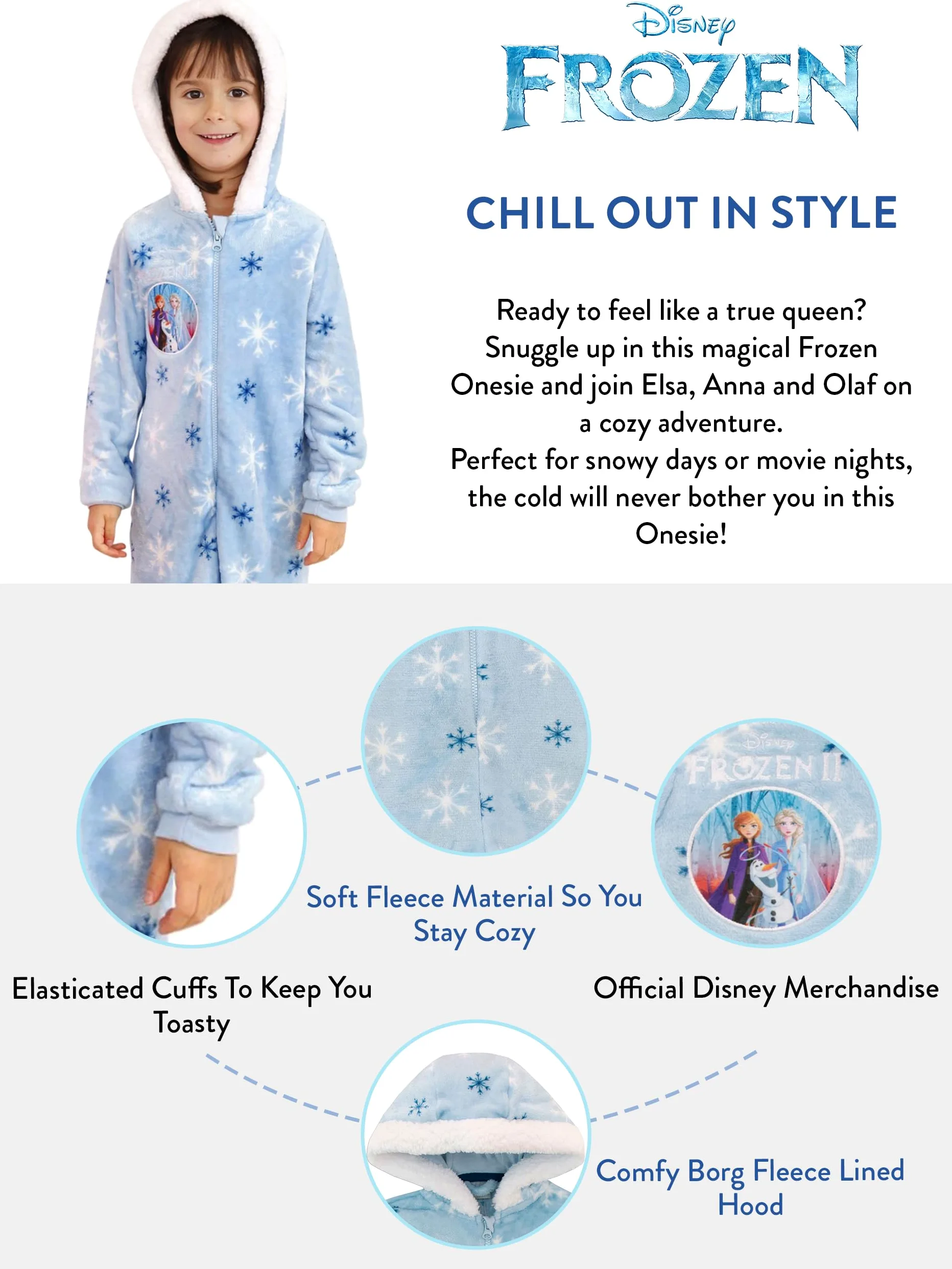 Disney Grenouillère Frozen Fille
