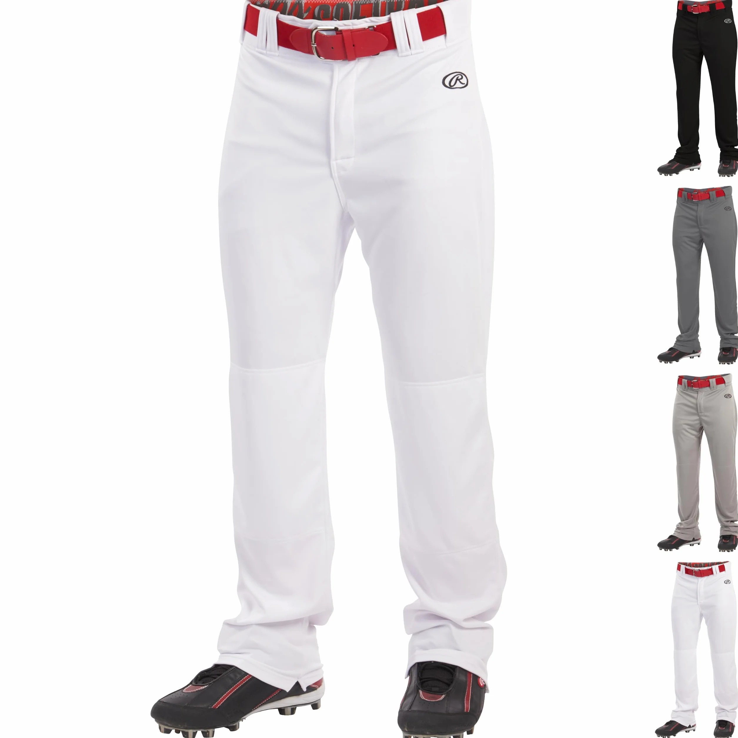 Rawlings Rawlings | Launch Series Baseball Pants | Full Length Semi-Relaxed Fit | Adult Sizes | Piped | Multiple Colors - Pantalon - Classique - Homme