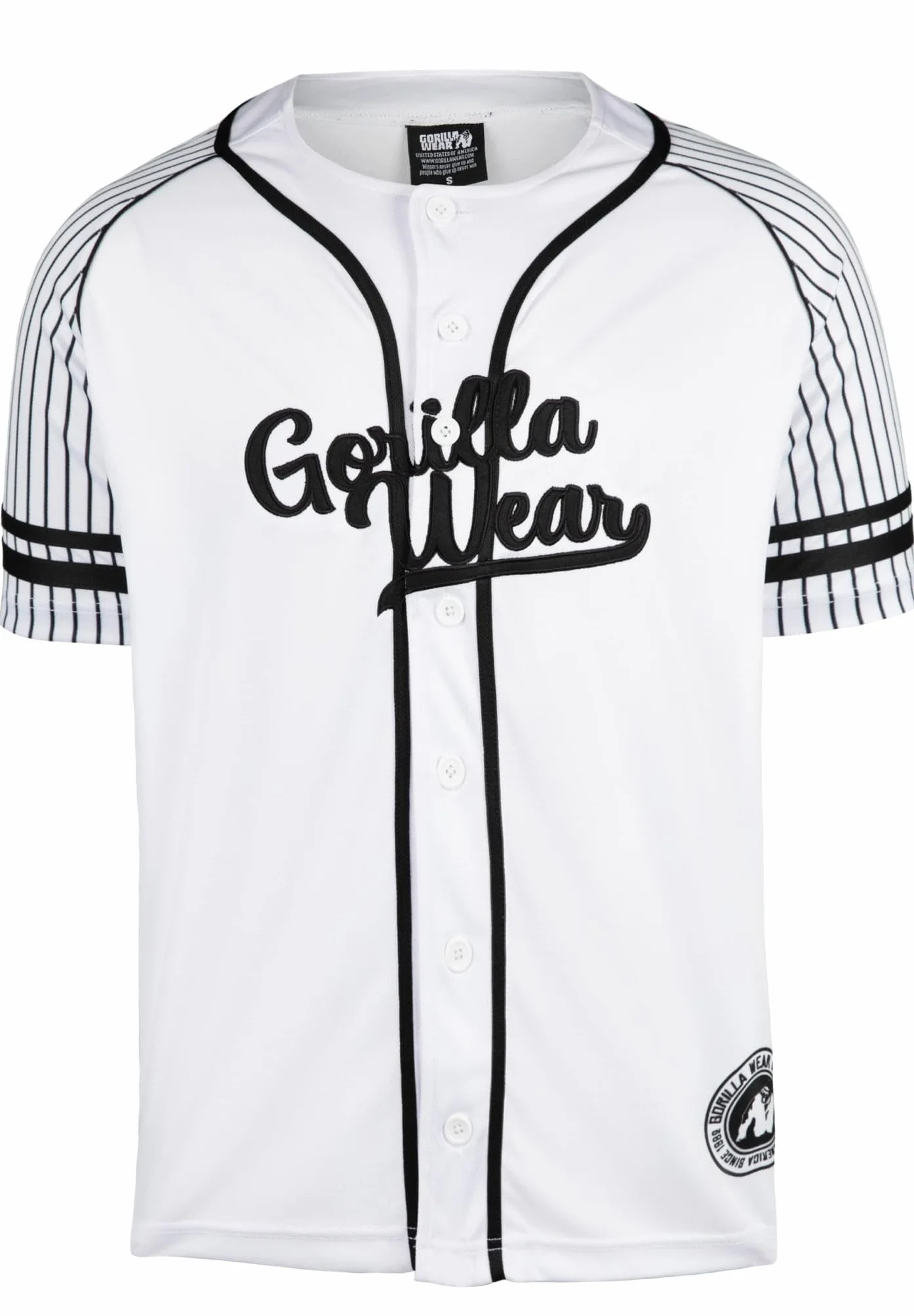 Gorilla Wear Jersey 82 Baseball Blanc