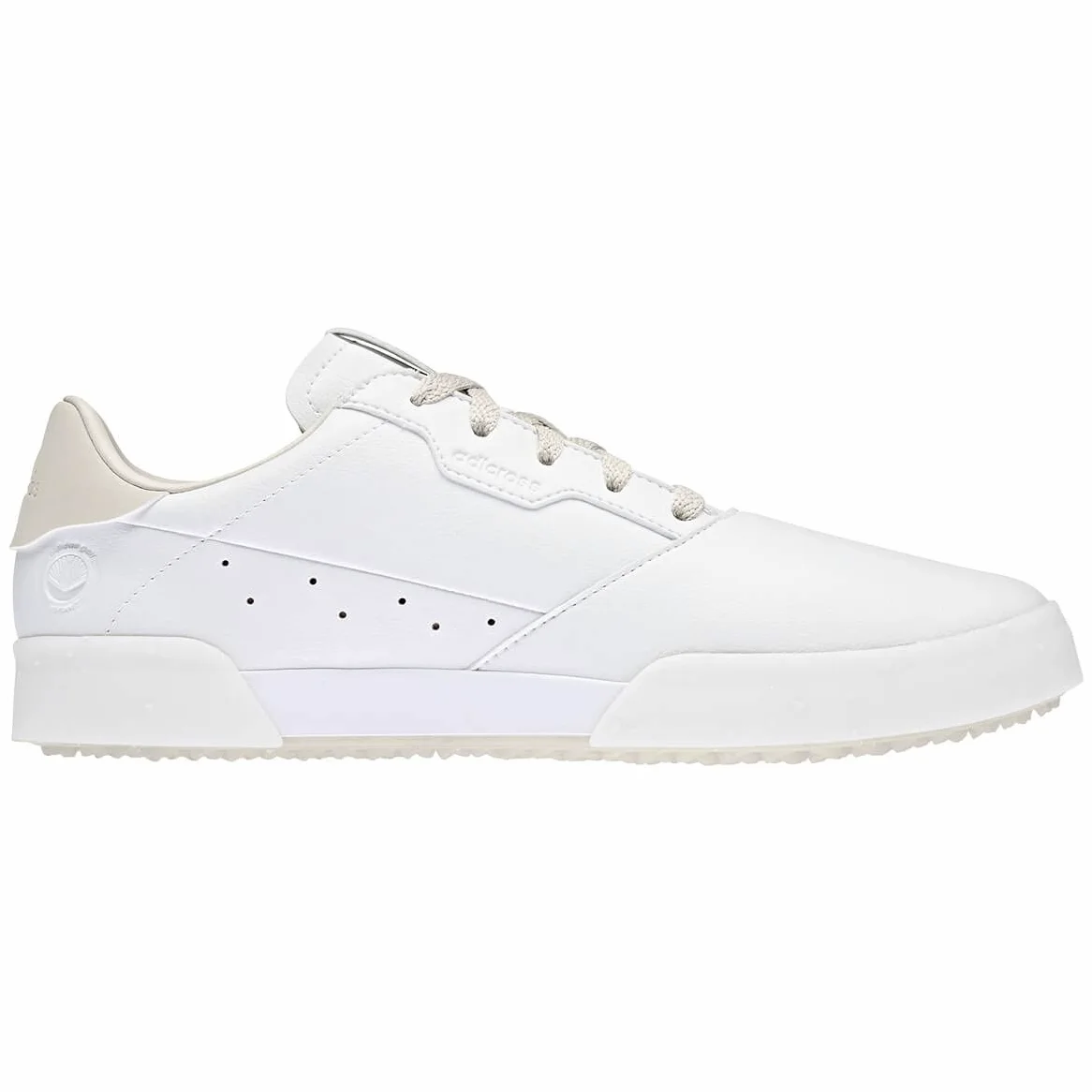 adidas Golf Hommes Adicross Retro Chaussures de Golf sans Crampons en Cuir