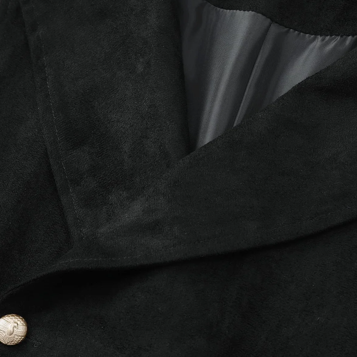 Allthemen Gilet de Costume Homme décontracté à double boutonnage de couleur unie pour le printemps et l'automne avec poches