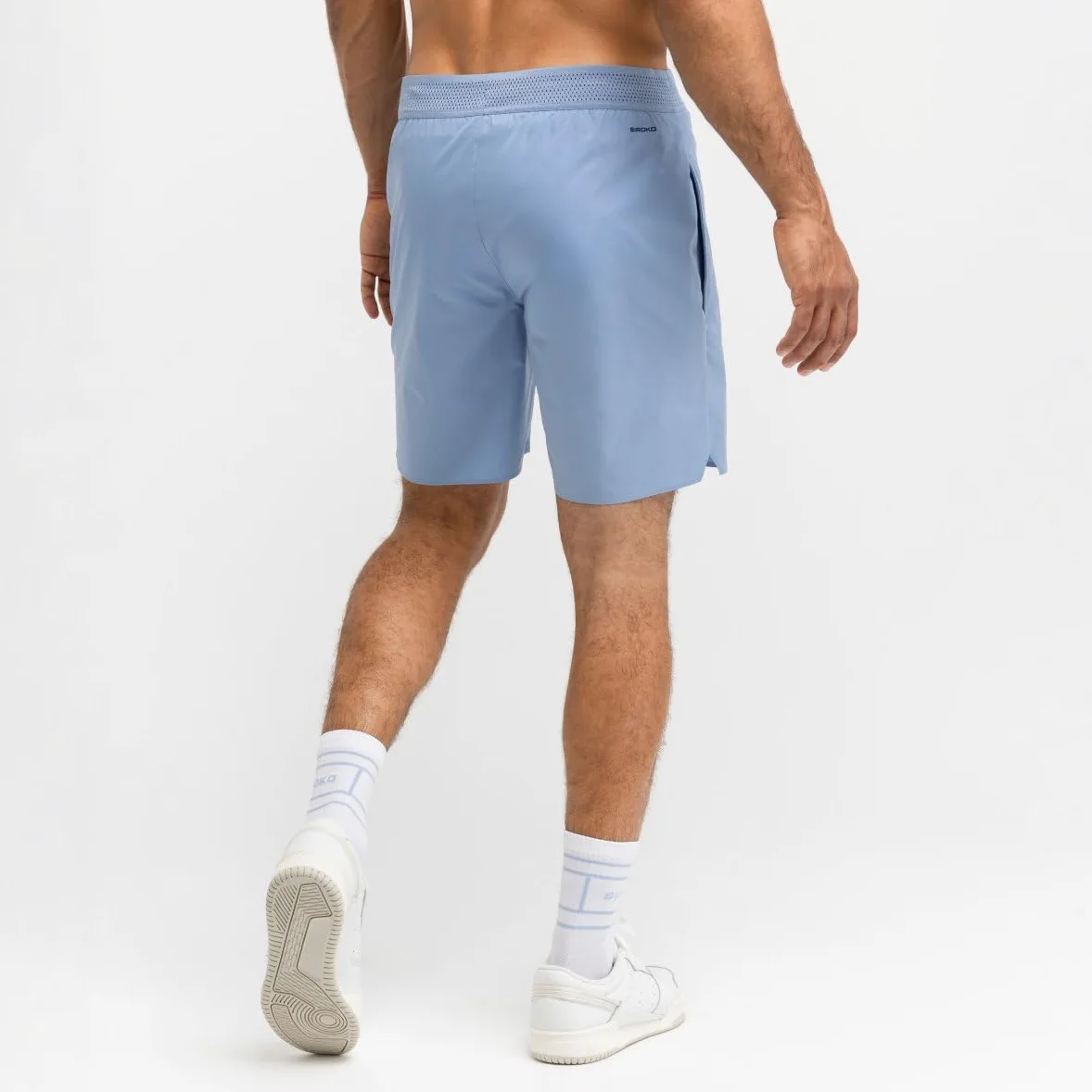 SIROKO - Short de Tennis Technique Velozix Light Blue