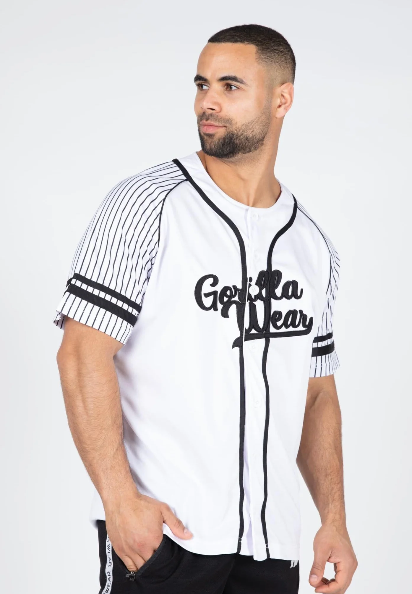 Gorilla Wear Jersey 82 Baseball Blanc