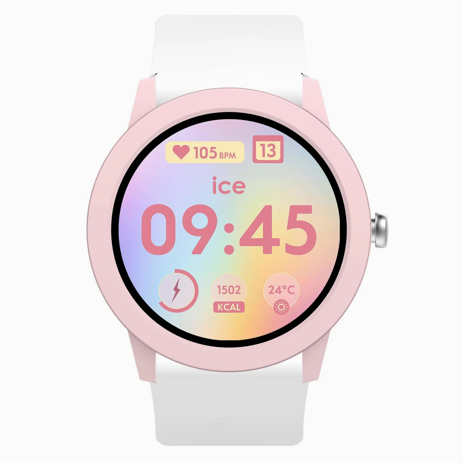 Ice-Watch - Ice Smart Junior 3.0 - Montre connectée Ronde pour Enfant avec Bracelet en Silicone (1.19 Pouces)