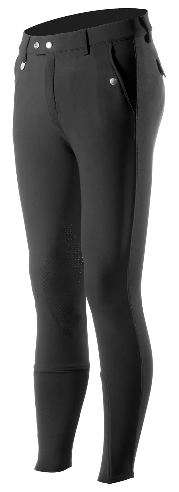 HORZE Pantalon d'équitation à basanes Silicone Grand Prix, Homme, Noir, 46