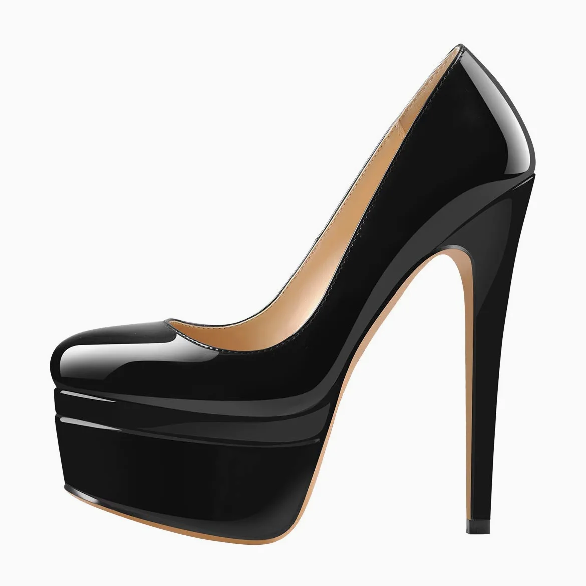MissHeel Escarpins à double plateforme, talons hauts