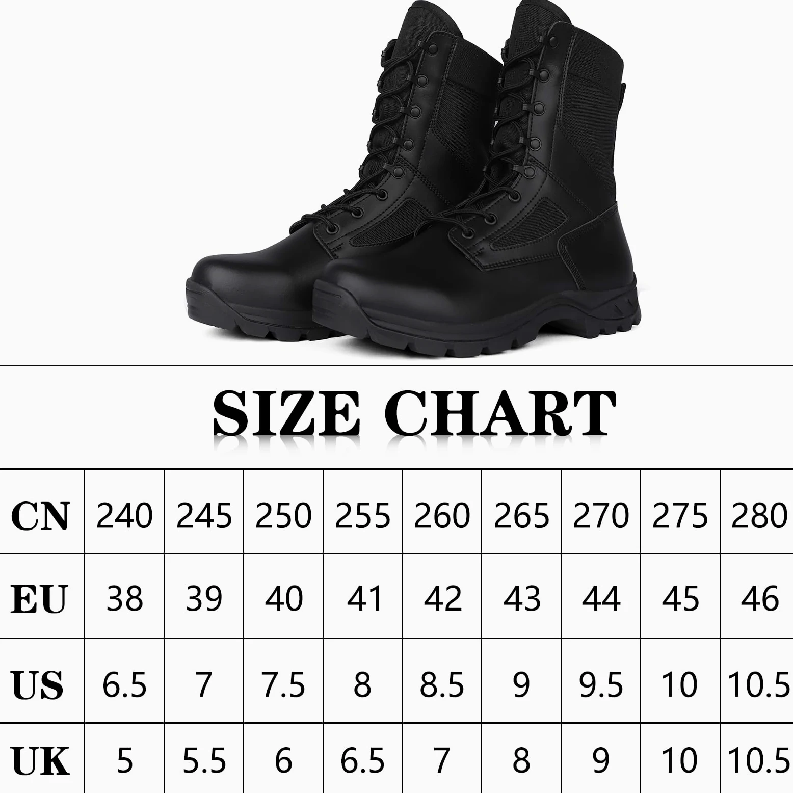 Bottes Militaires pour Hommes Bottes Tactiques Légères Chaussures de Randonnée Antidérapantes Bottes de Sécurité Durables Bottes de Désert Respirantes Bottes de Combat