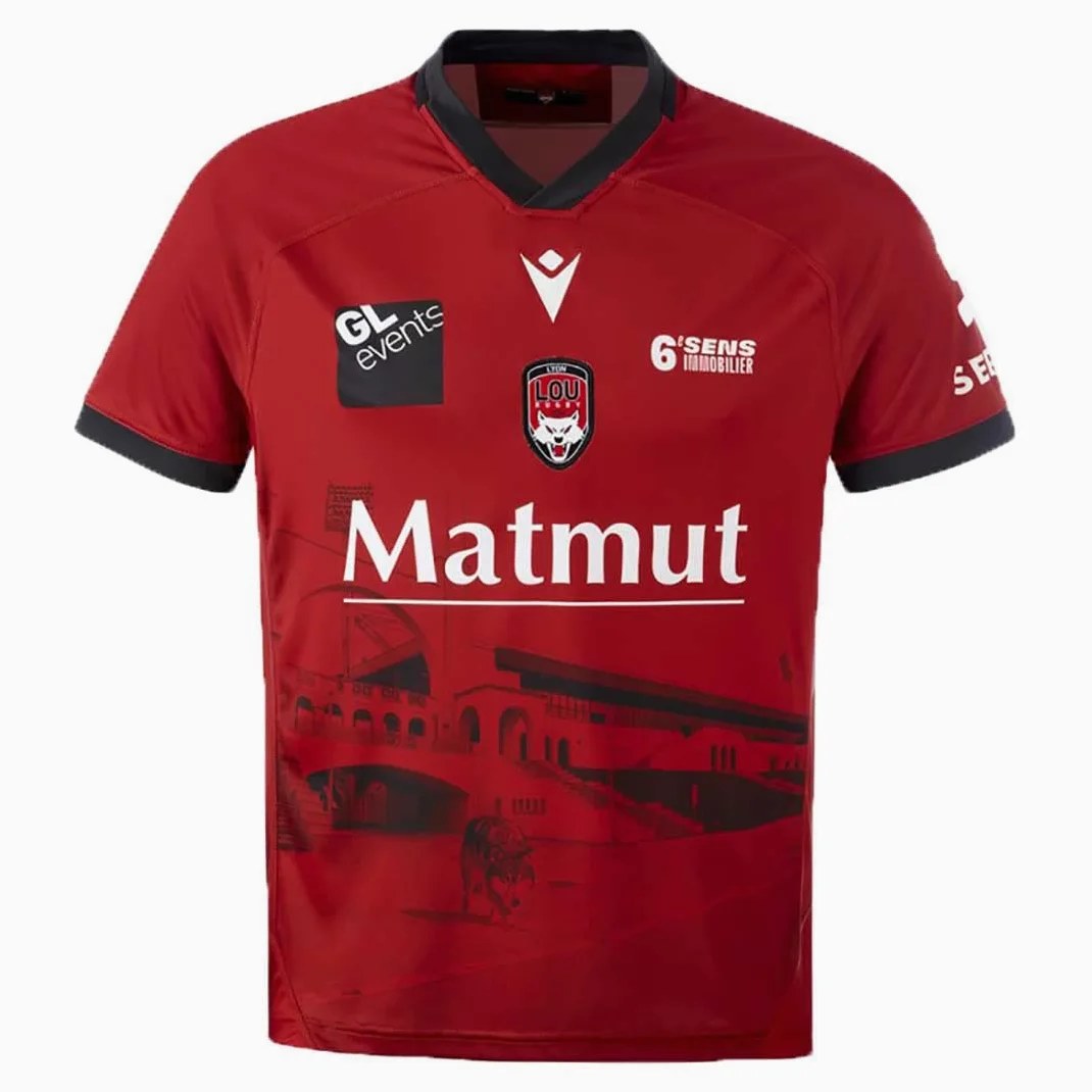 MACRON Maillot Lou Rugby Exterieur Officiel Lyon