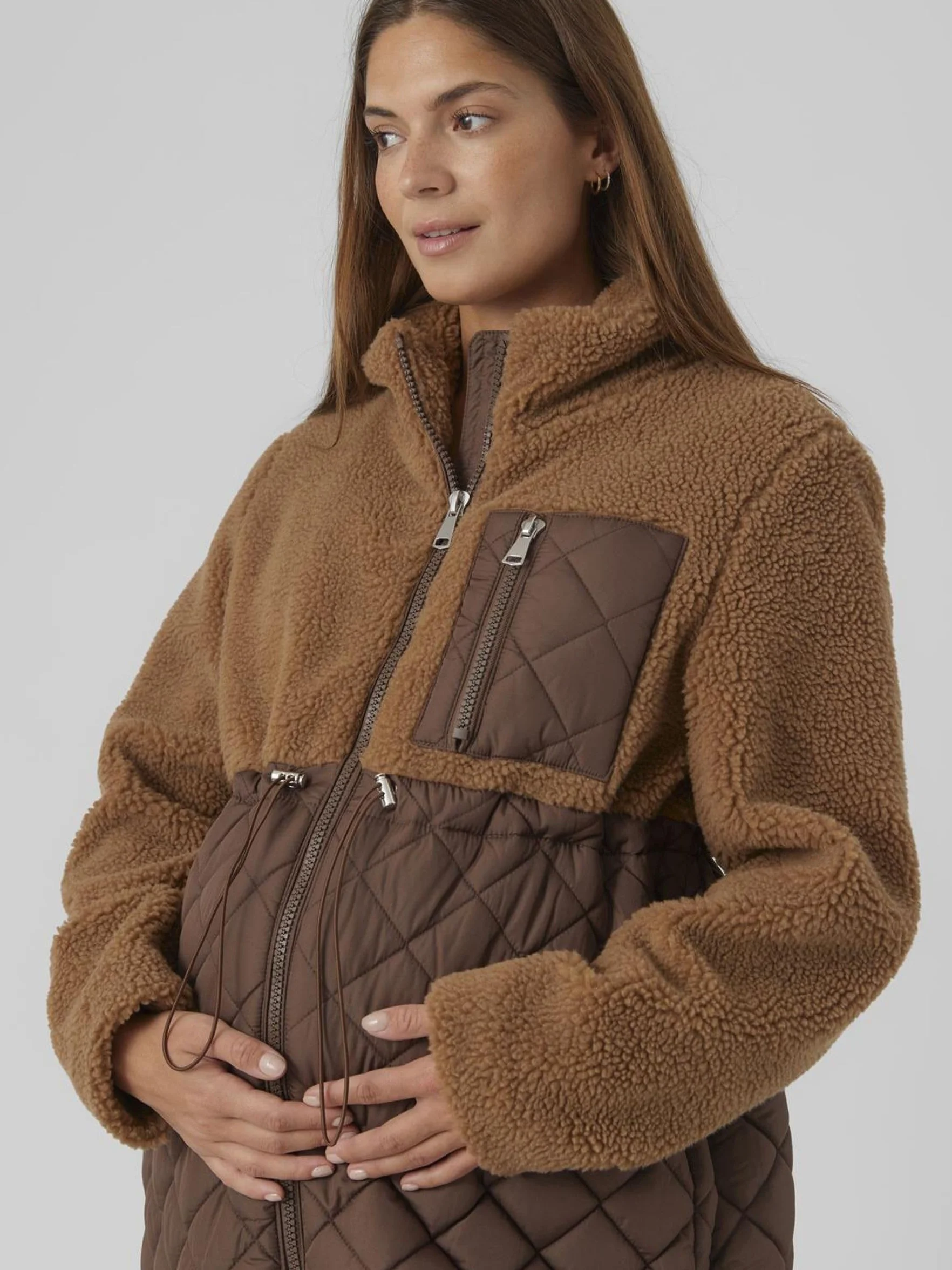 MAMALICIOUS Mama Licious Veste matelassée MLTHEODORA 2 en 1 pour femme