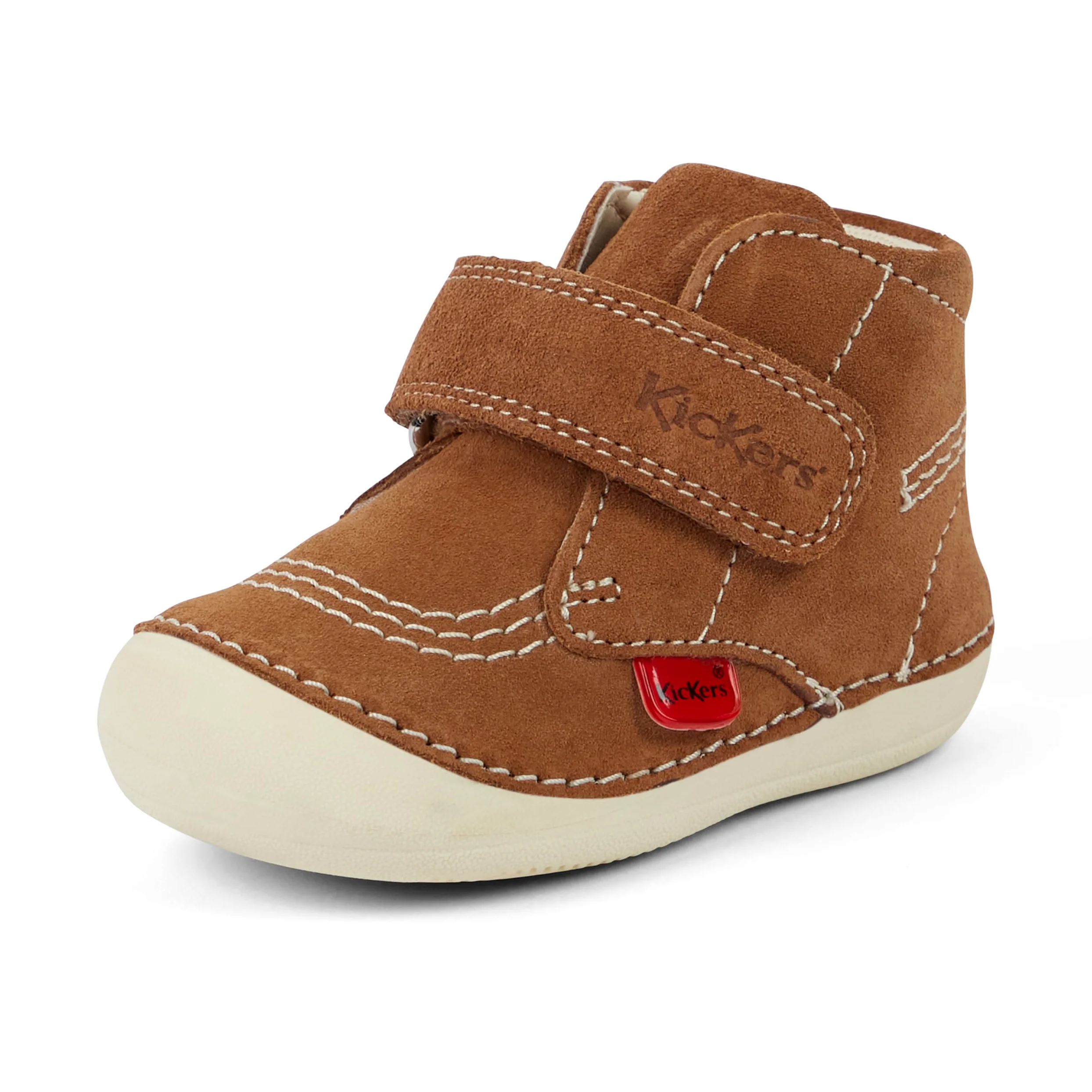 Kickers Softer Hi Boots | Soft Sole | Easy Fasten | Comfortable | Cushioned BottesMixte bébé