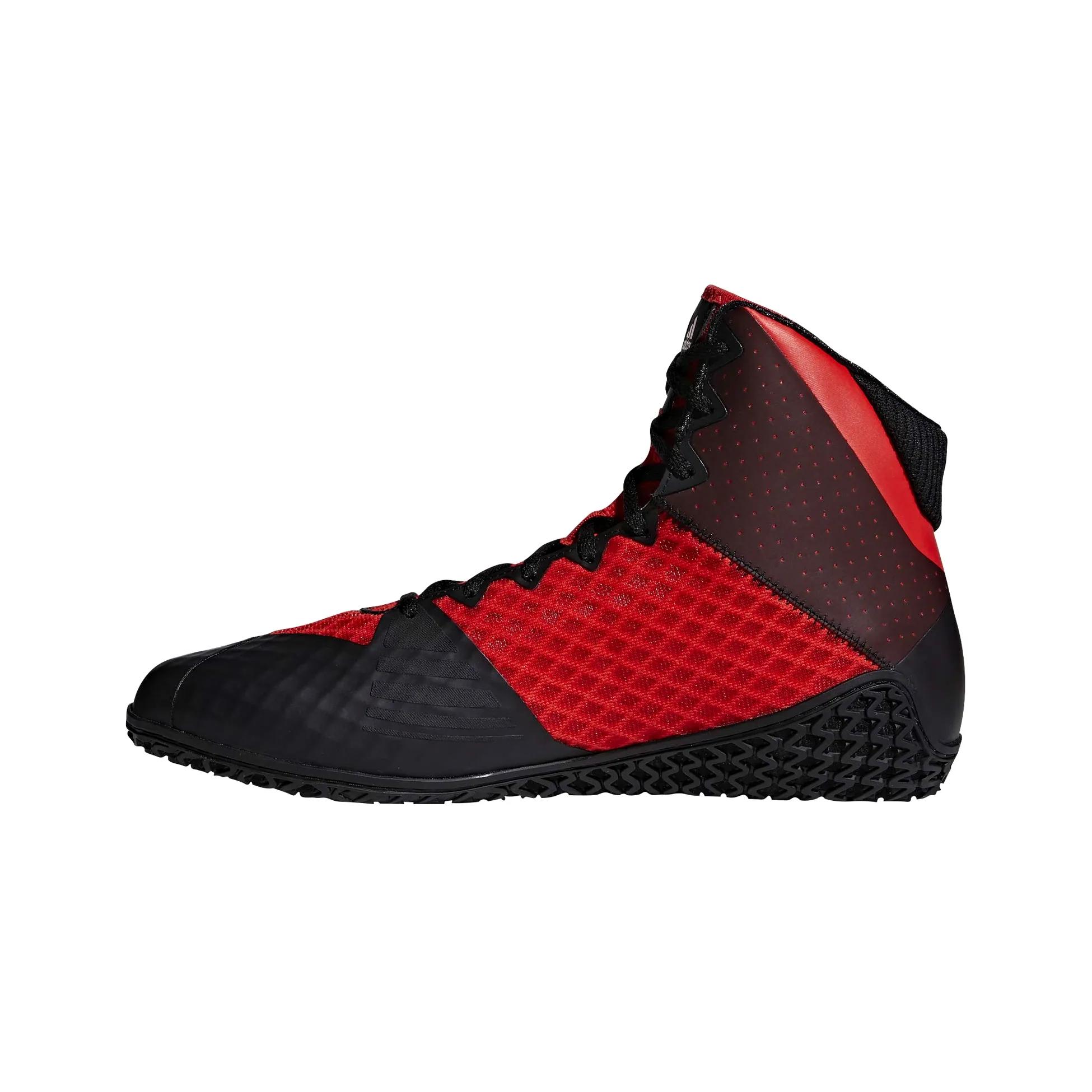 adidas Homme Mat 4mat Wizard 4 Chaussure de Lutte, Rouge, Noir, Rouge, 44 2/3 EU