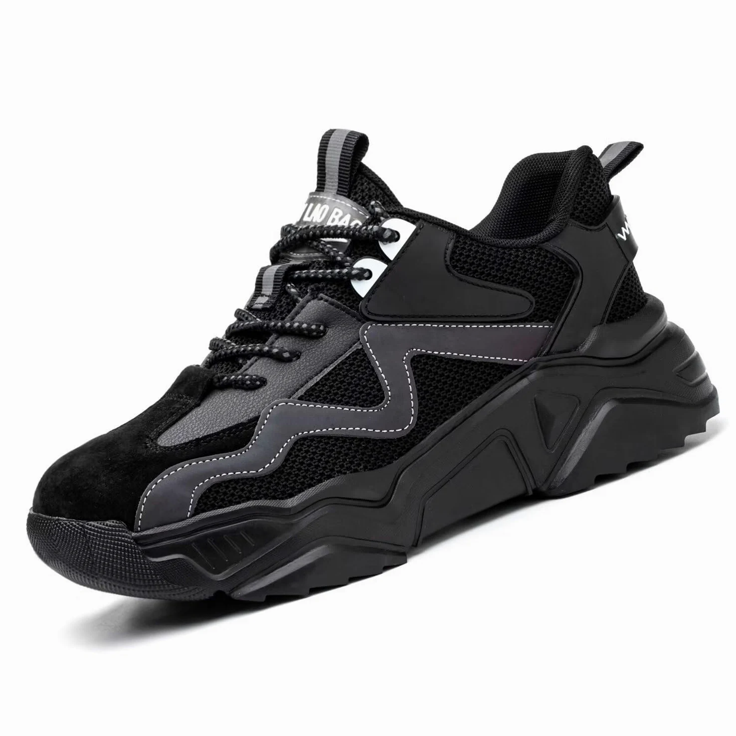 Chaussure de Sécurité Homme Femme Basket Securite Légère et Confortable Respirant Antidérapante Chaussures de Travail