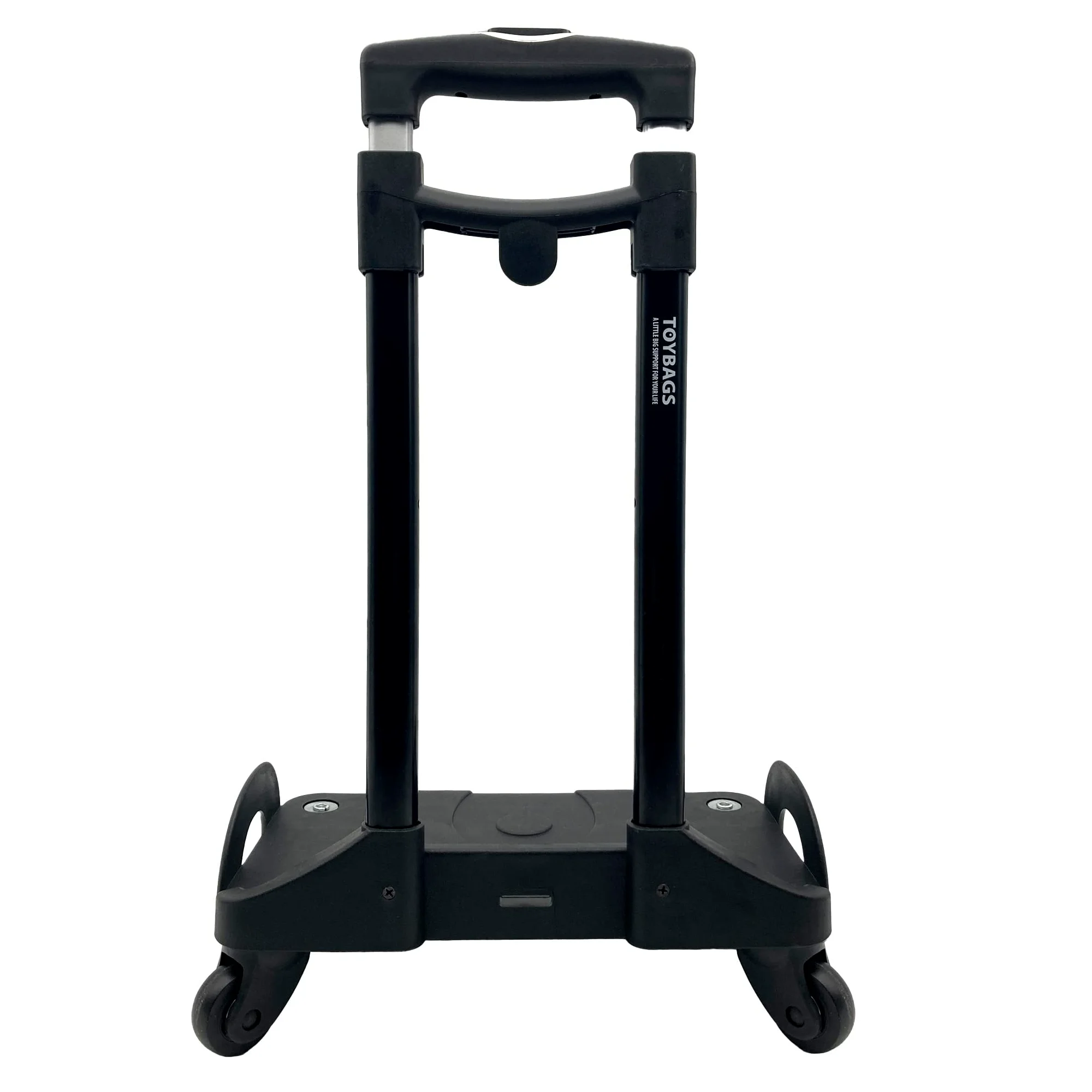 Chariot Toybags Trolley 360 º multidirectionnel - roulettes pivotantes 360 º - comprend butée avant anti-basculement - parties latérales renforcées - s'adapte parfaitement à tout sac à dos - Toybags