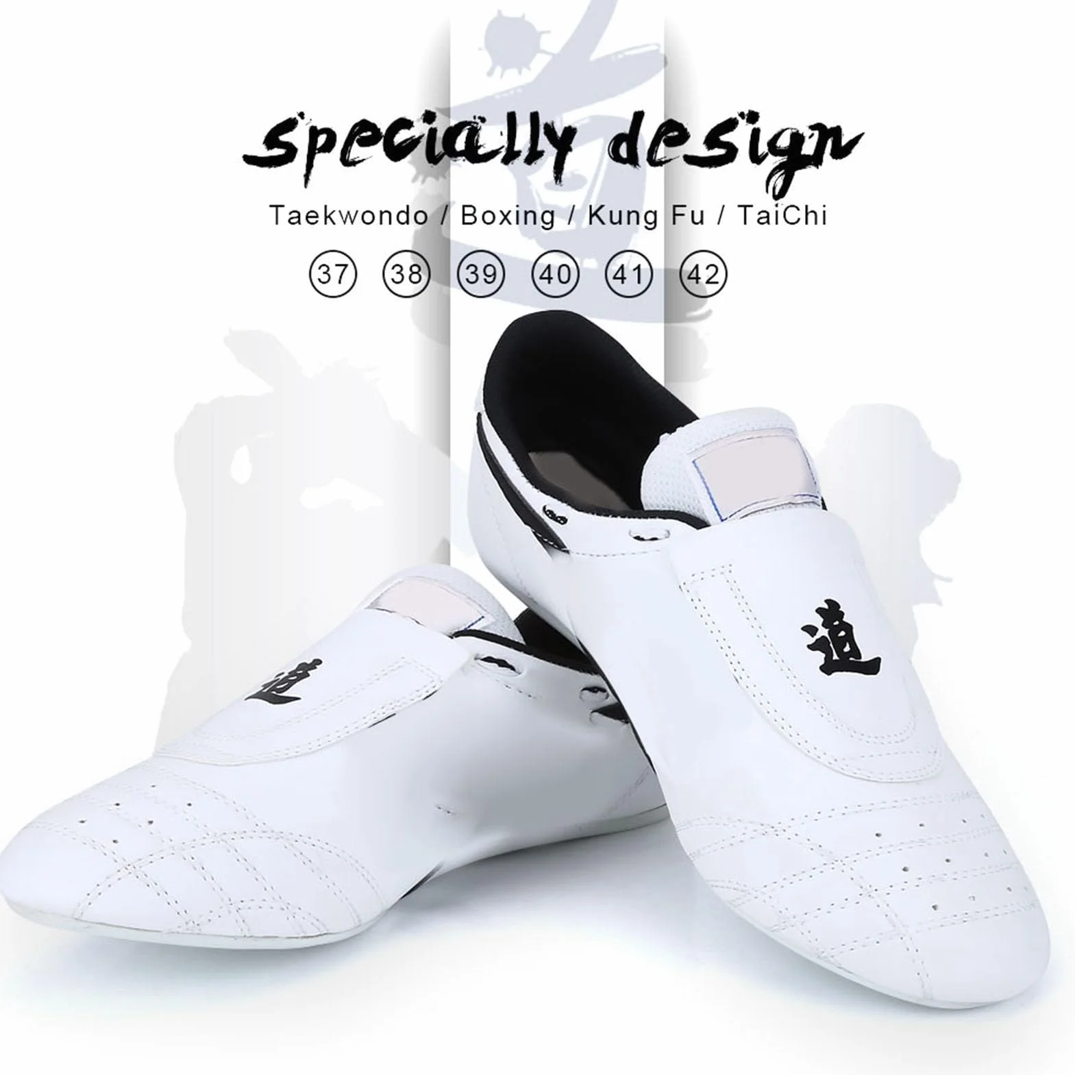 Alomejor Chaussures de Taekwondo Chaussures d'entraînement Respirantes Antidérapantes pour Le Karaté Taichi Boxing Taekwondo