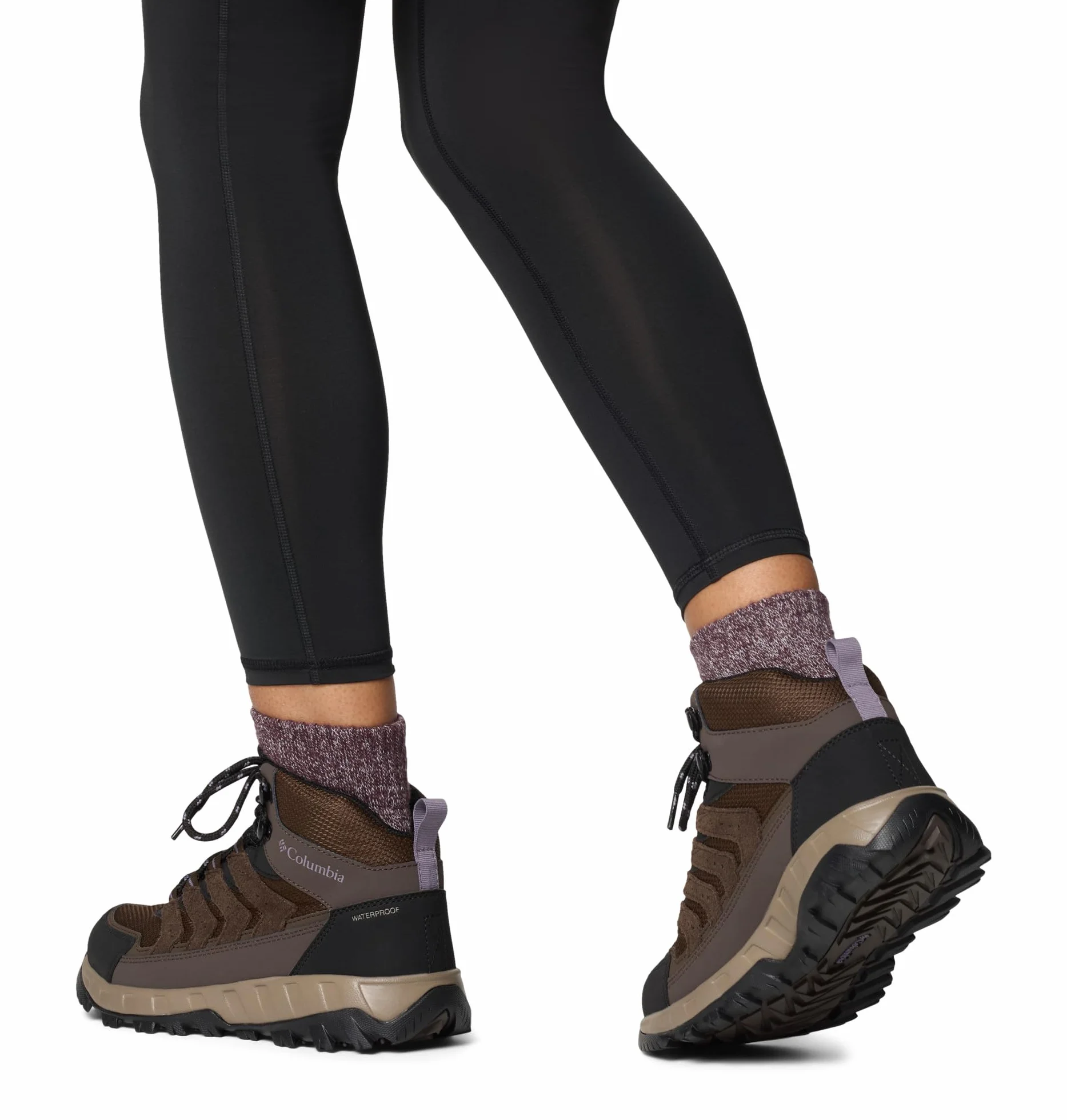 Columbia Strata Trail Mid Wp Bottes de trekking et de randonnée mi-hautesFemme