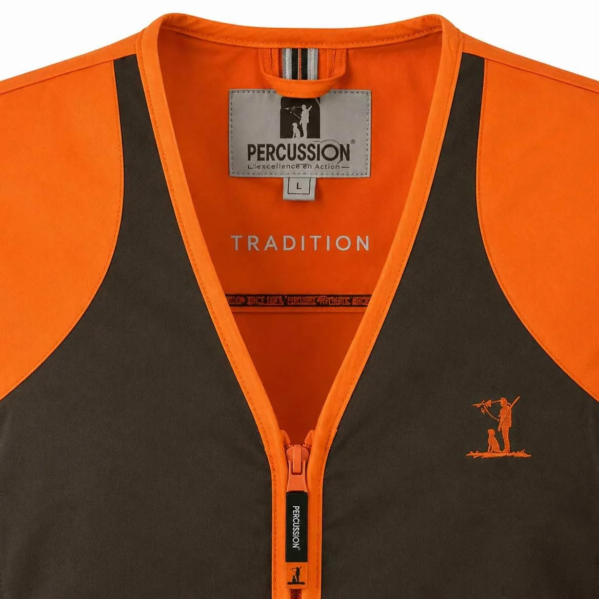 Percussion GILET TRADITION HAUTE VISIBILITE, Orange