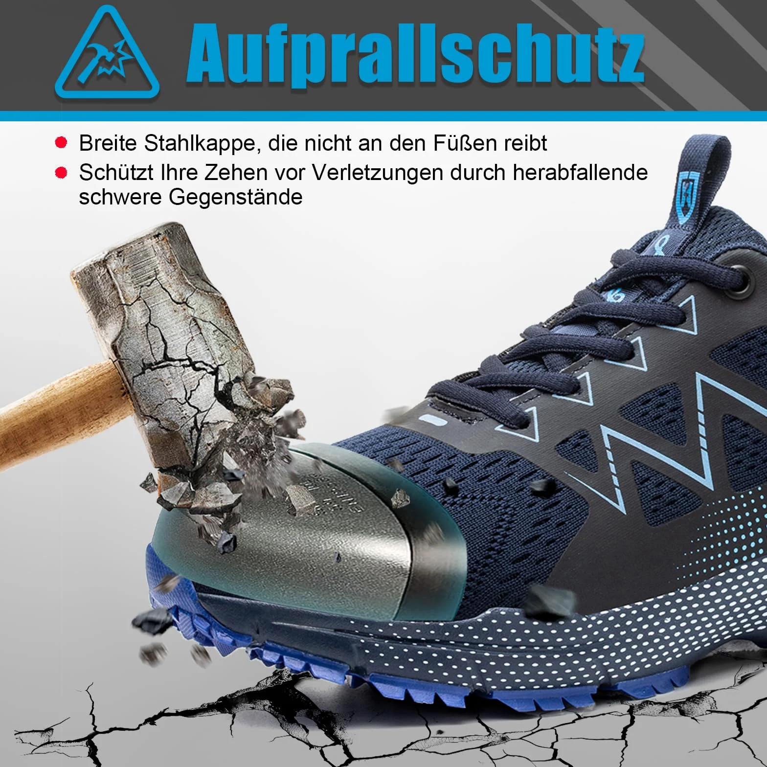 Chaussures de Sécurité Hommes Femmes Légère Respirante Basket Securite Confortable Antidérapante Chaussures de Travail Embout en Acier 37-47EU