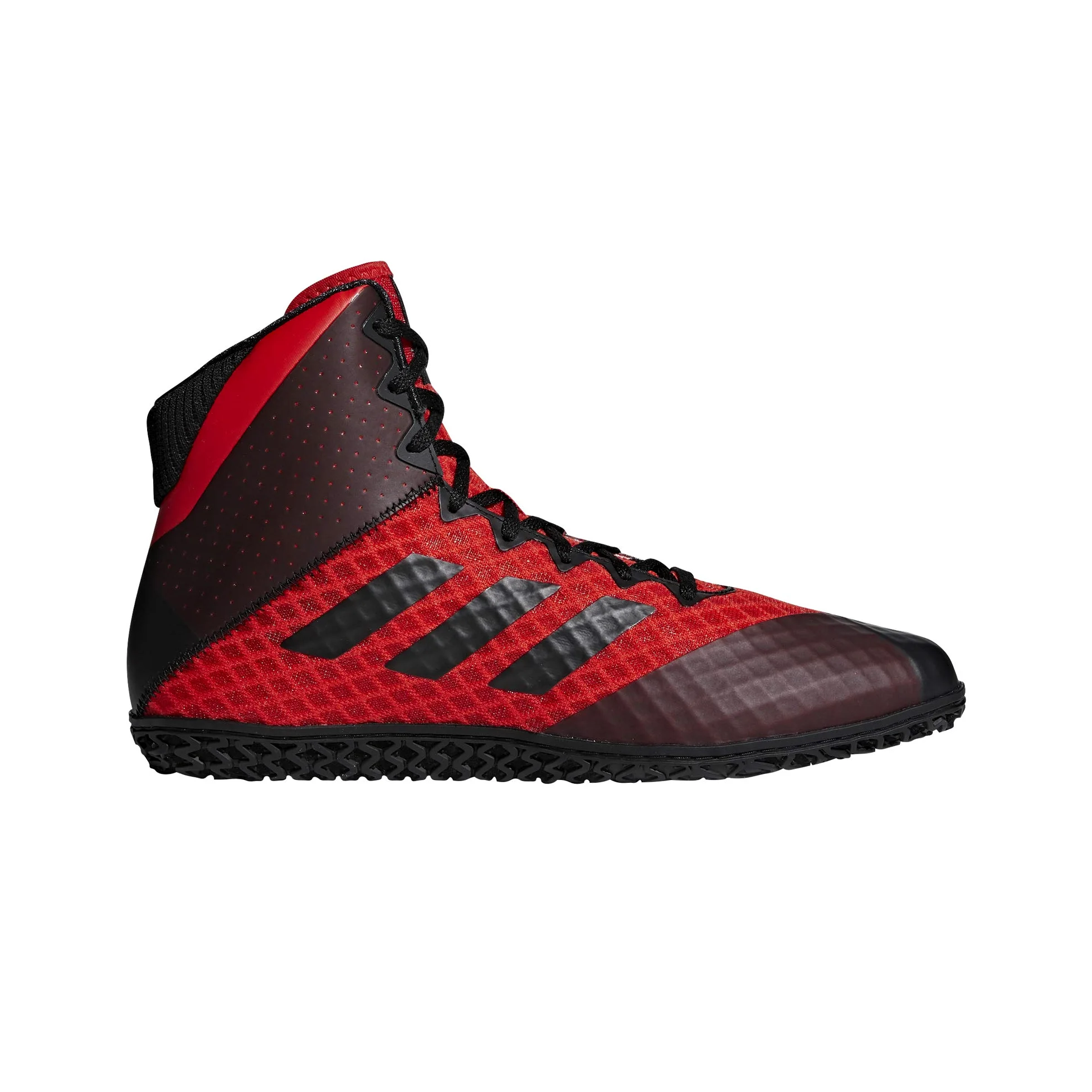 adidas Homme Mat 4mat Wizard 4 Chaussure de Lutte, Rouge, Noir, Rouge, 44 2/3 EU