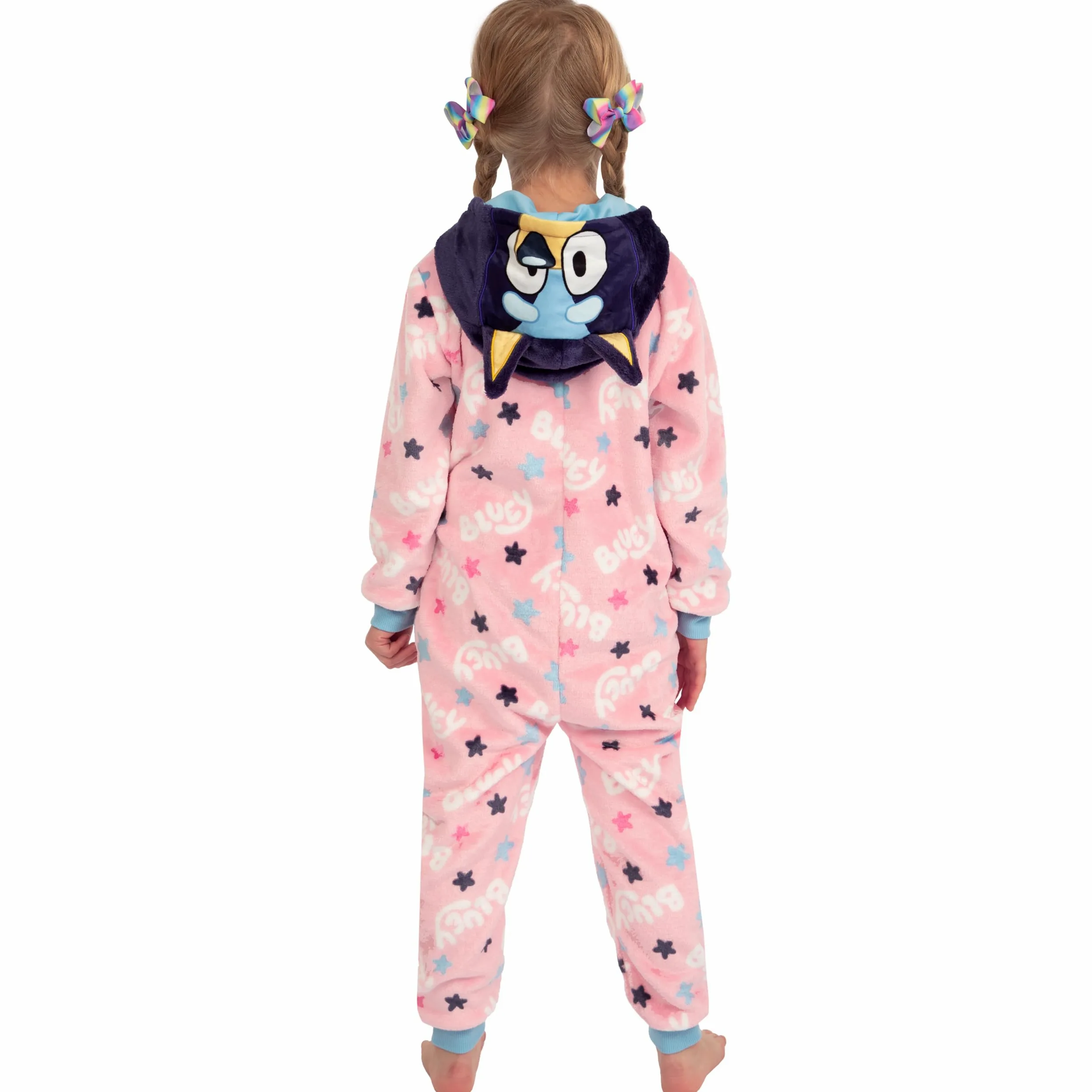 BlueY Pyjamas Bleus | Pyjamas Fille | Grenouille pour Enfants | Combinaison pour Enfants PJ's | Combinaison pour Enfants | 18 Mois et 8 Ans
