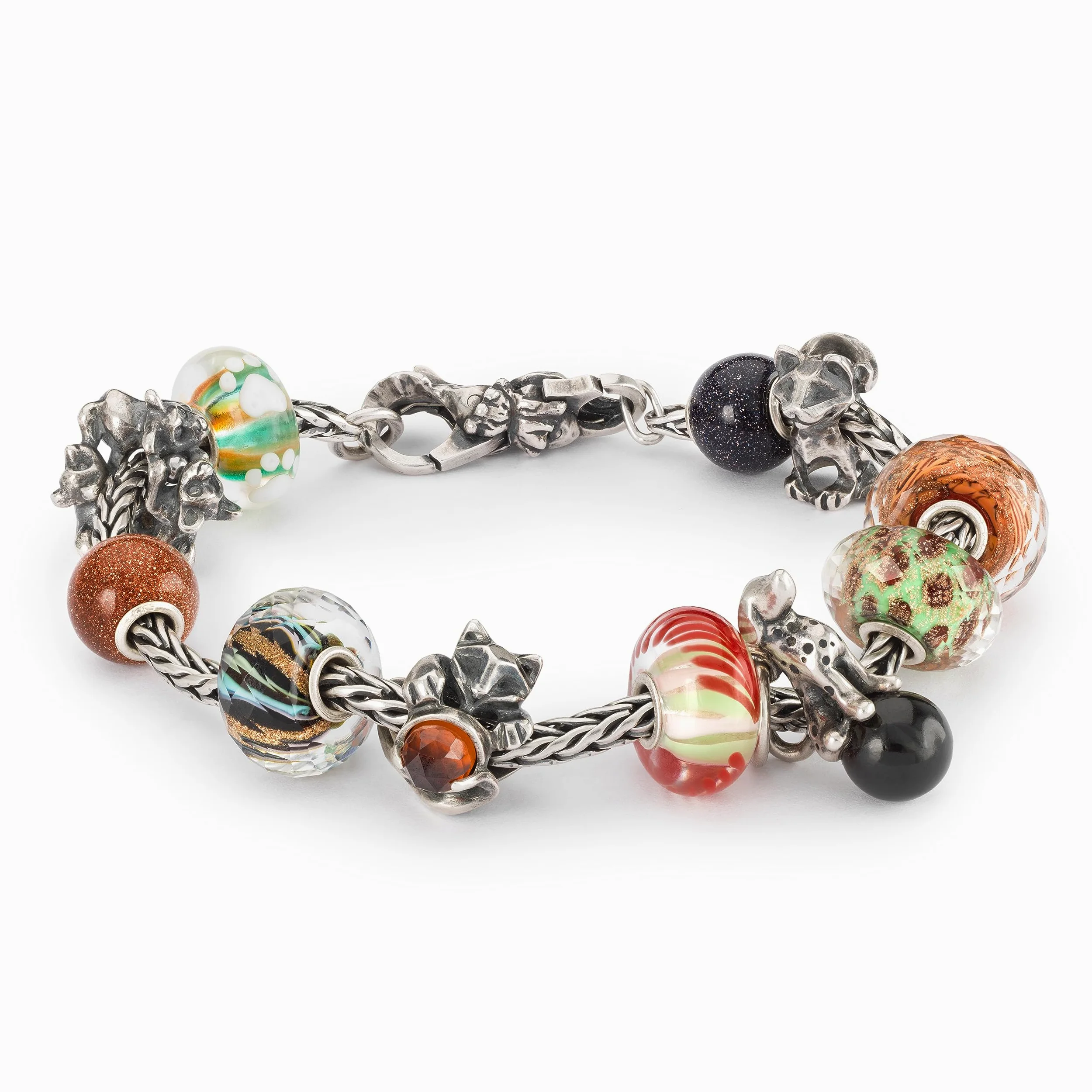 Trollbeads Collection automne Pfötchenliebe Glasbeads
