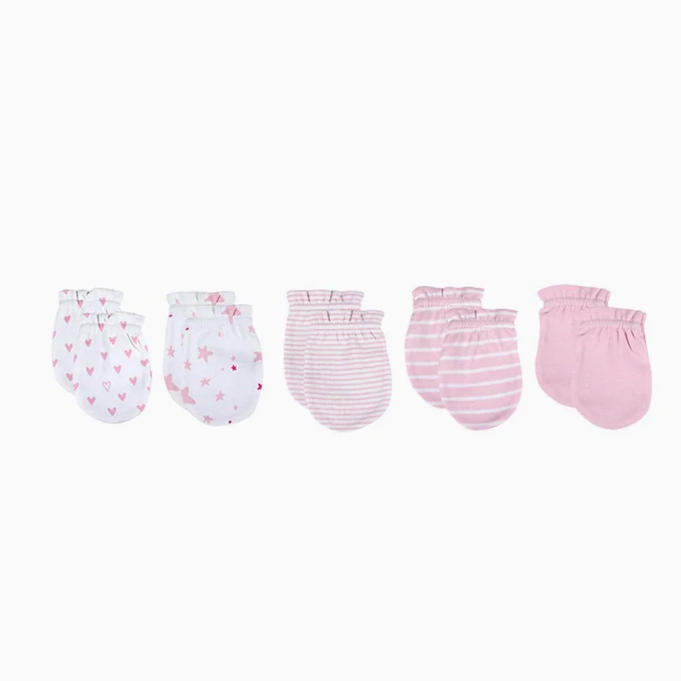 Kiddiezoom Ensemble de vêtements pour bébé avec moufles en coton