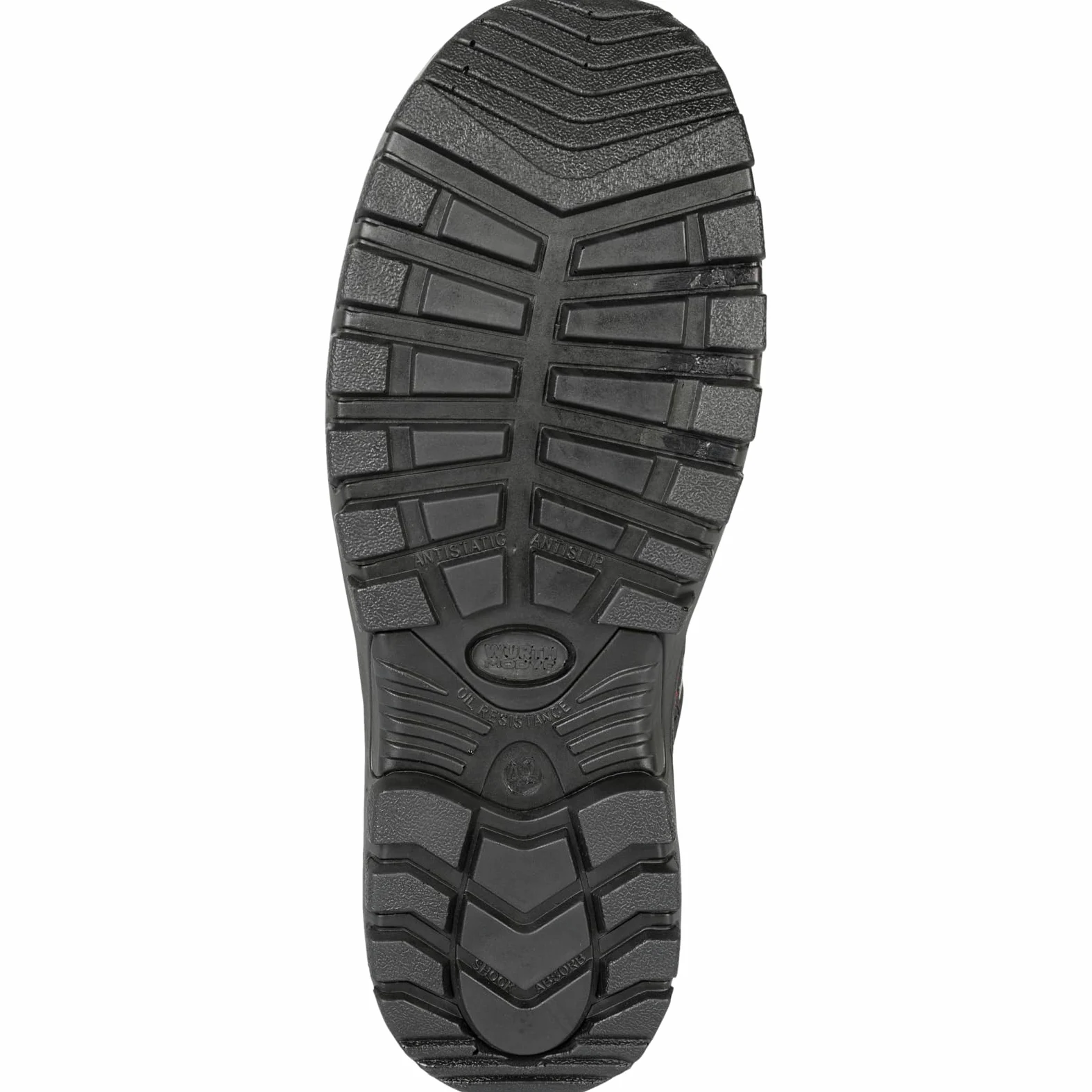 WÜRTH MODYF Chaussures de sécurité Hercules Montantes S3 SRC Noires Taille 45 Unisexe Travail Cuir Polyuréthane
