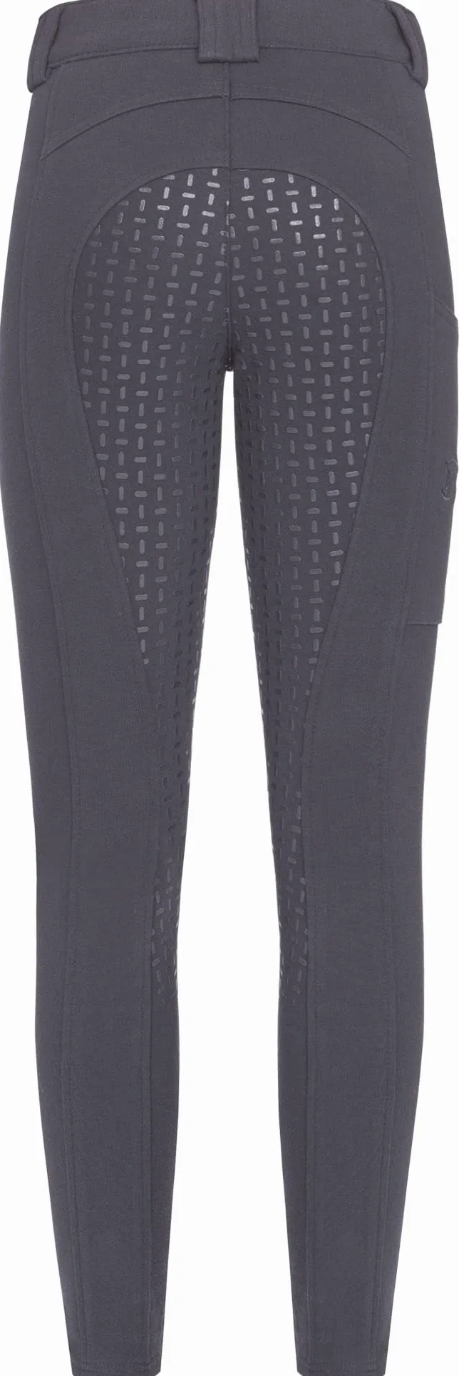 RIDERS CHOICE Pantalon d'équitation en coton et silicone pour enfant avec poche pour téléphone portable