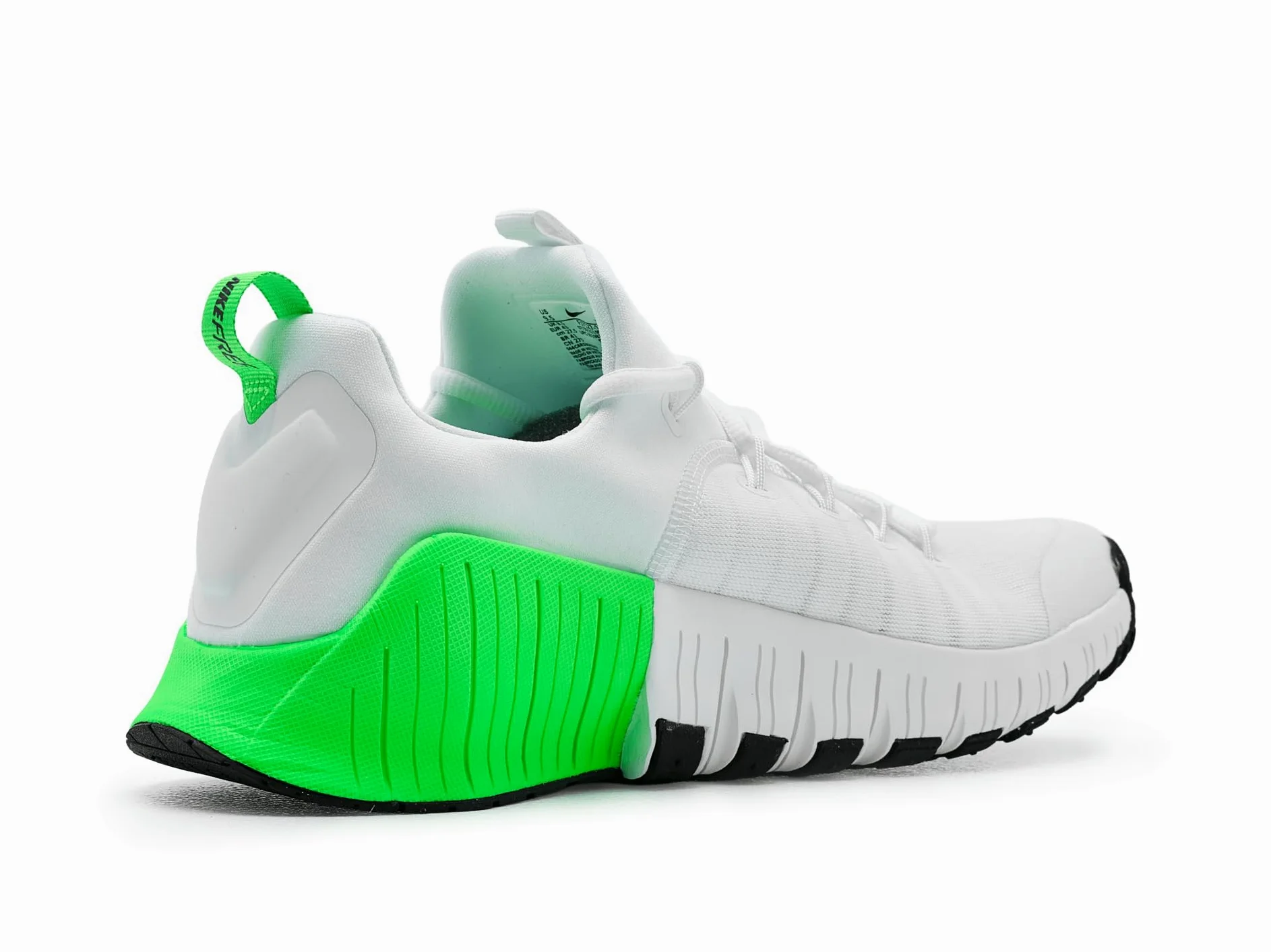 Nike Homme Free Metcon 6 Chaussure d'athlétisme, White/Black/Green Strike/Black, 44 EU