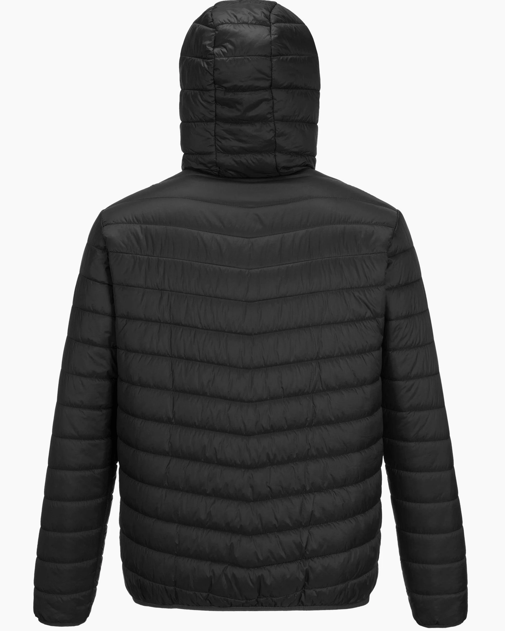 Outdoor Ventures Veste matelassée imperméable pour homme - Veste à capuche légère et imperméable - Avec poches