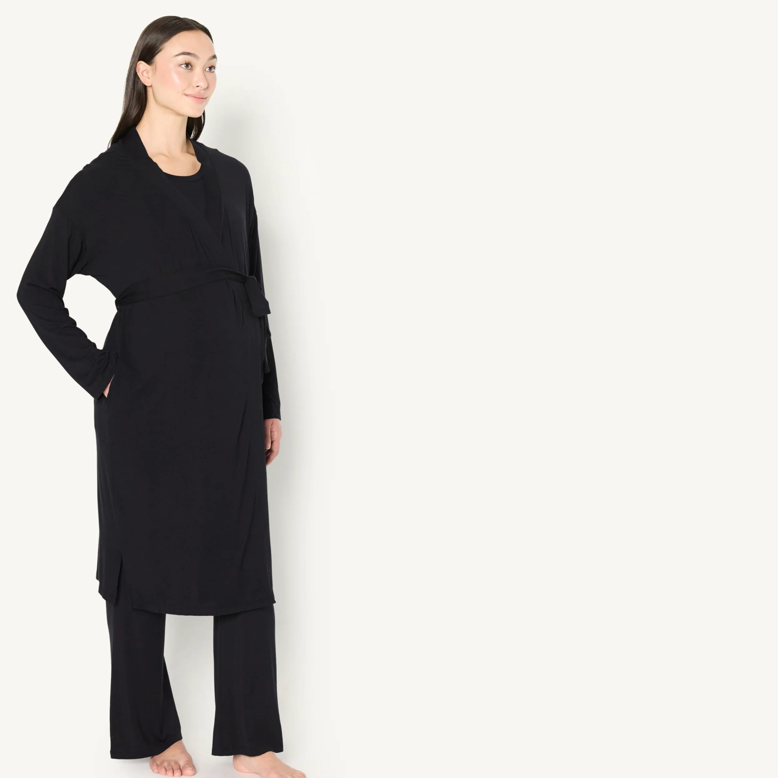 Amazon Essentials Femme Lot de Pyjamas de Maternité en Modal Doux, 4 Pièces