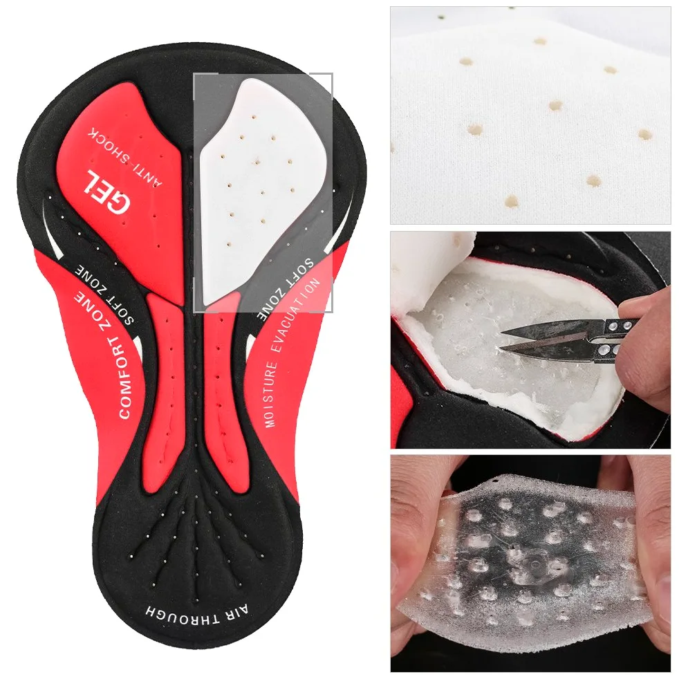 Lixada Hommes Femmes Cyclisme Maillot à Manches Courtes + Cuissard de 3D Padded Short Respirant